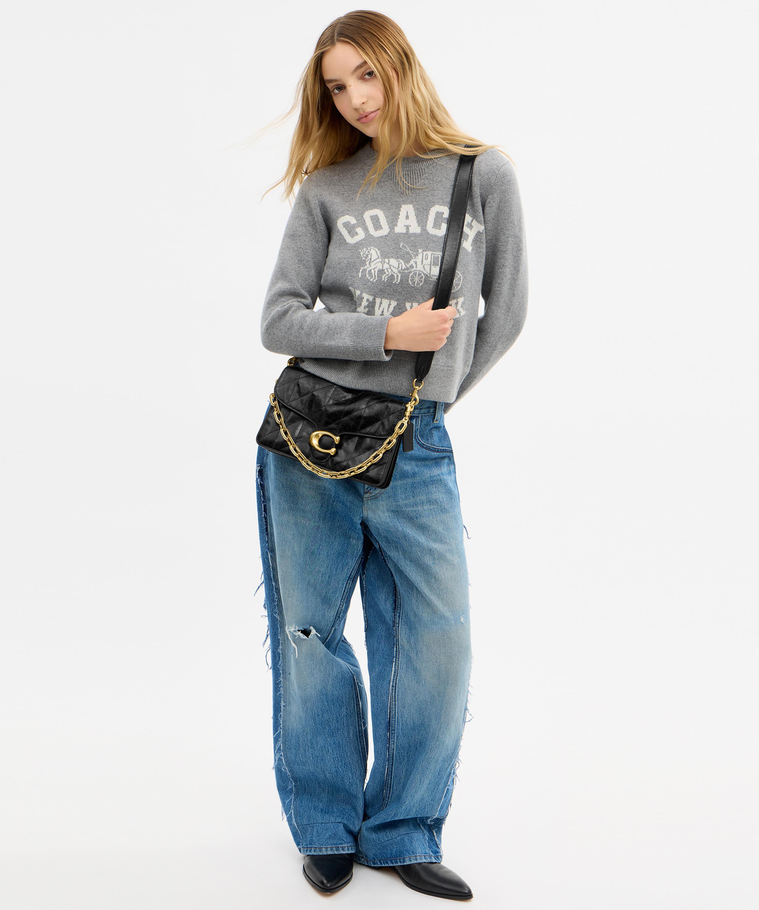 Coach - Chain Tabby Shoulder Bag With Quilting image number 1