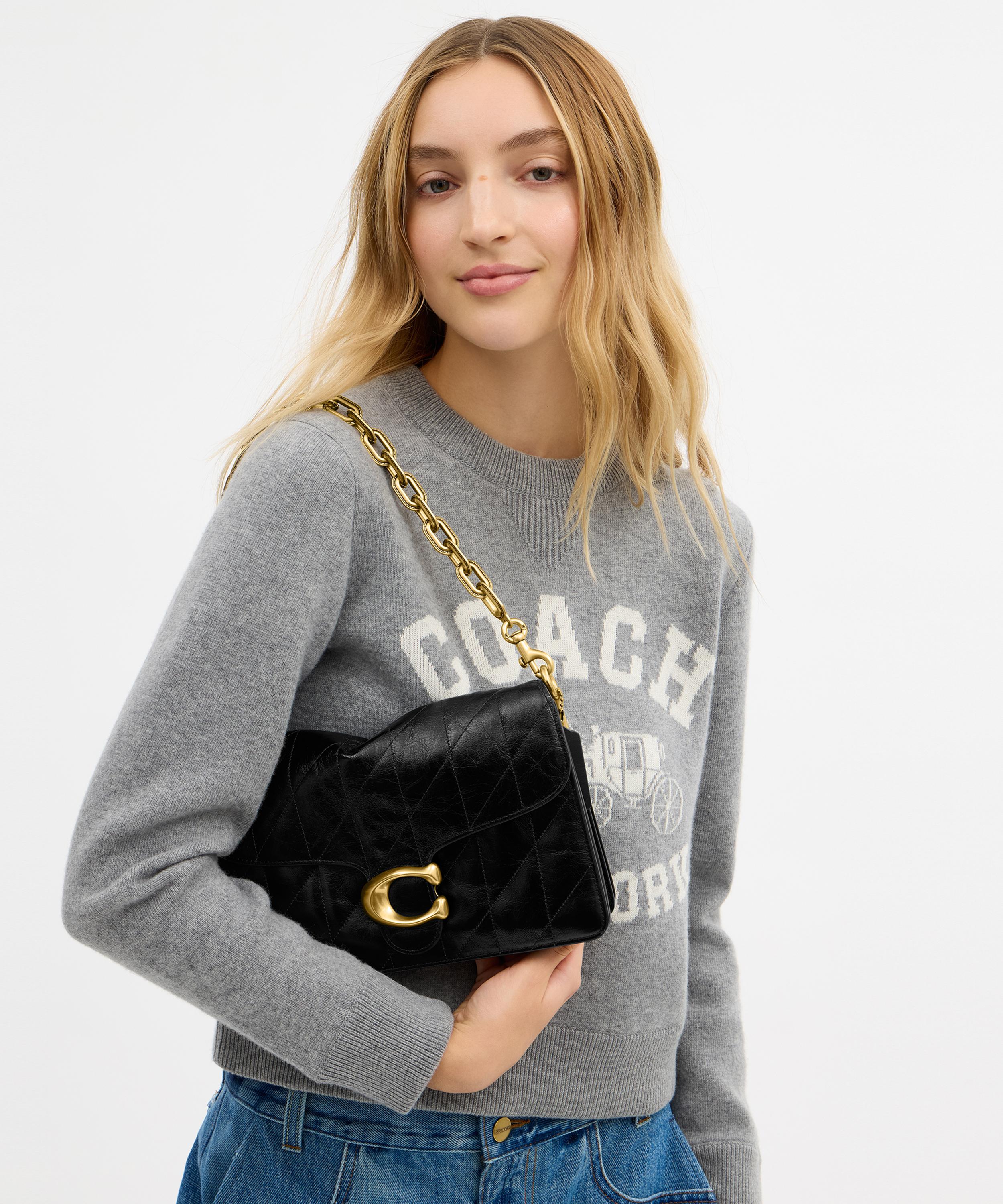 Coach - Chain Tabby Shoulder Bag With Quilting image number 2