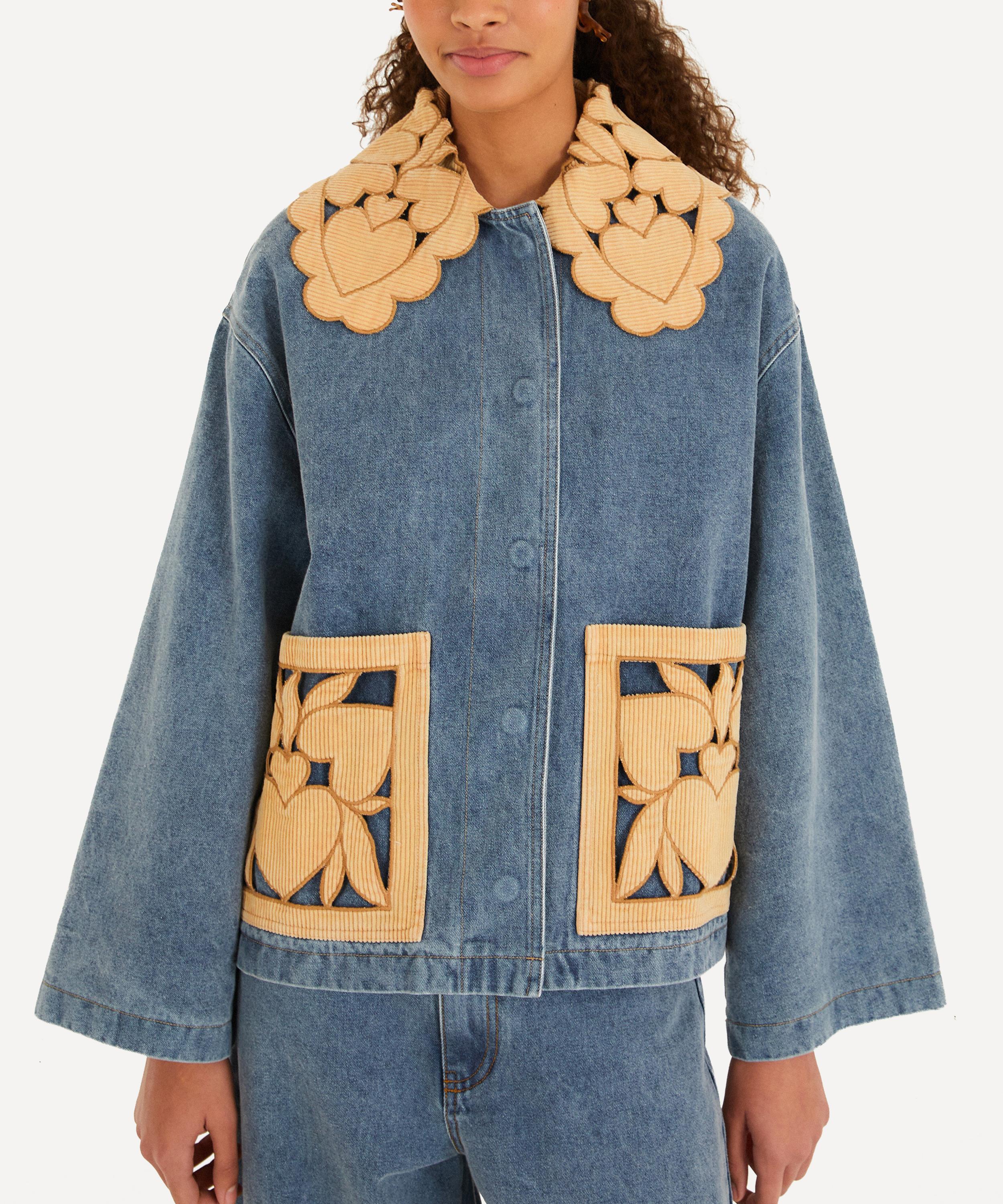 FARM Rio - Blue Denim Richelieu Barn Jacket image number 0