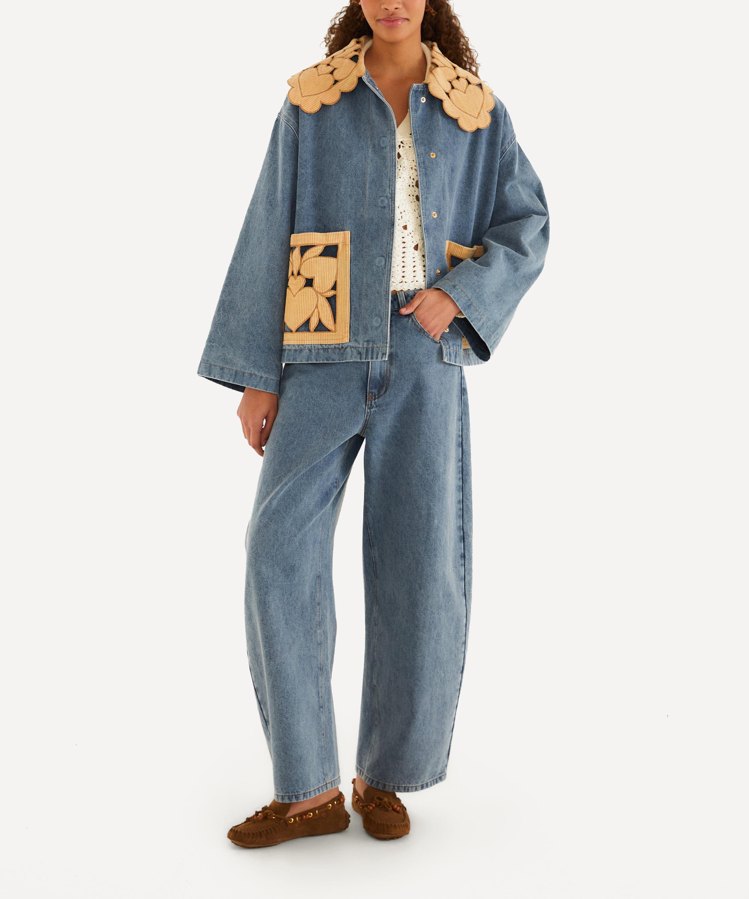 FARM Rio - Blue Denim Richelieu Barn Jacket image number 1