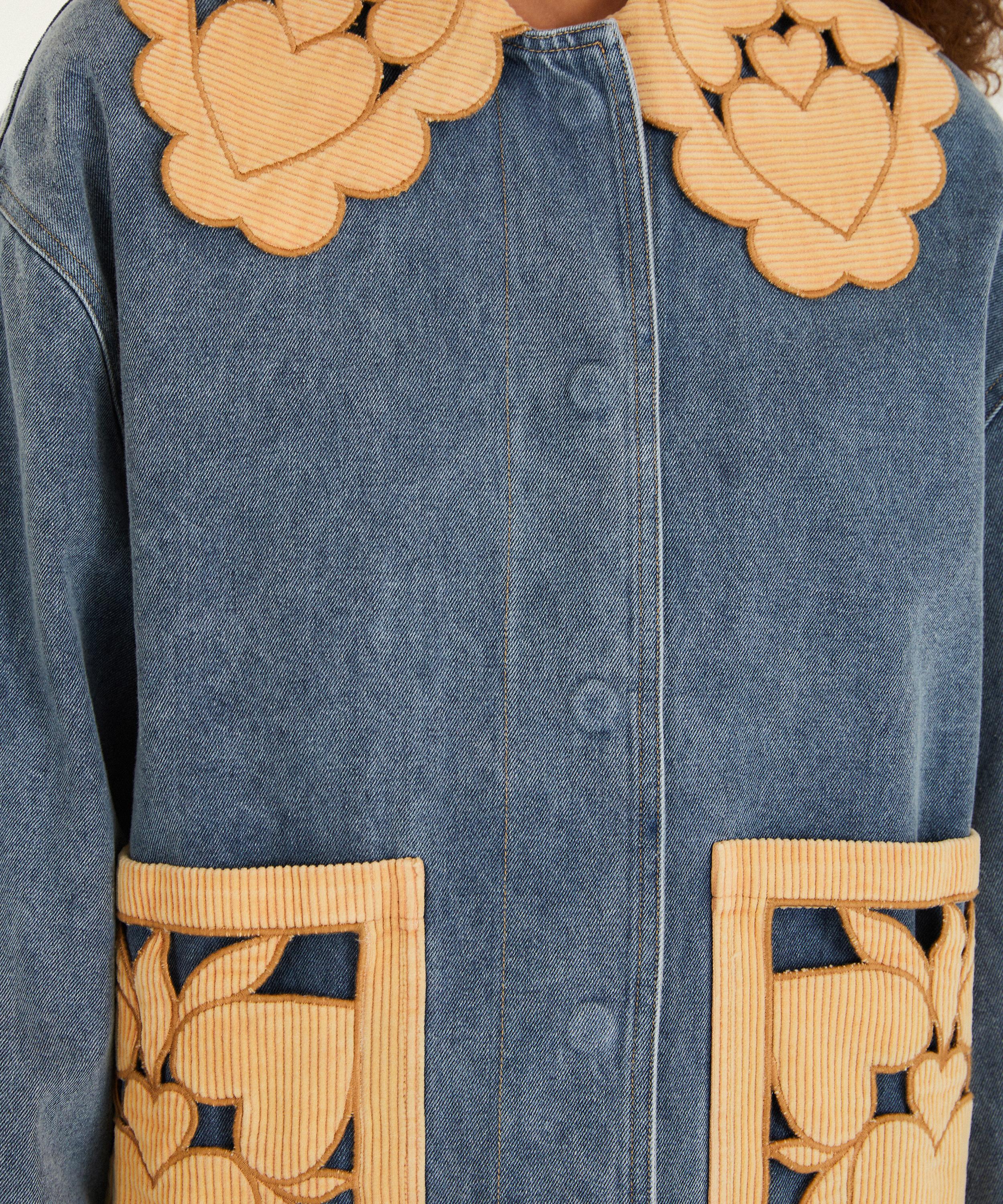 FARM Rio - Blue Denim Richelieu Barn Jacket image number 2