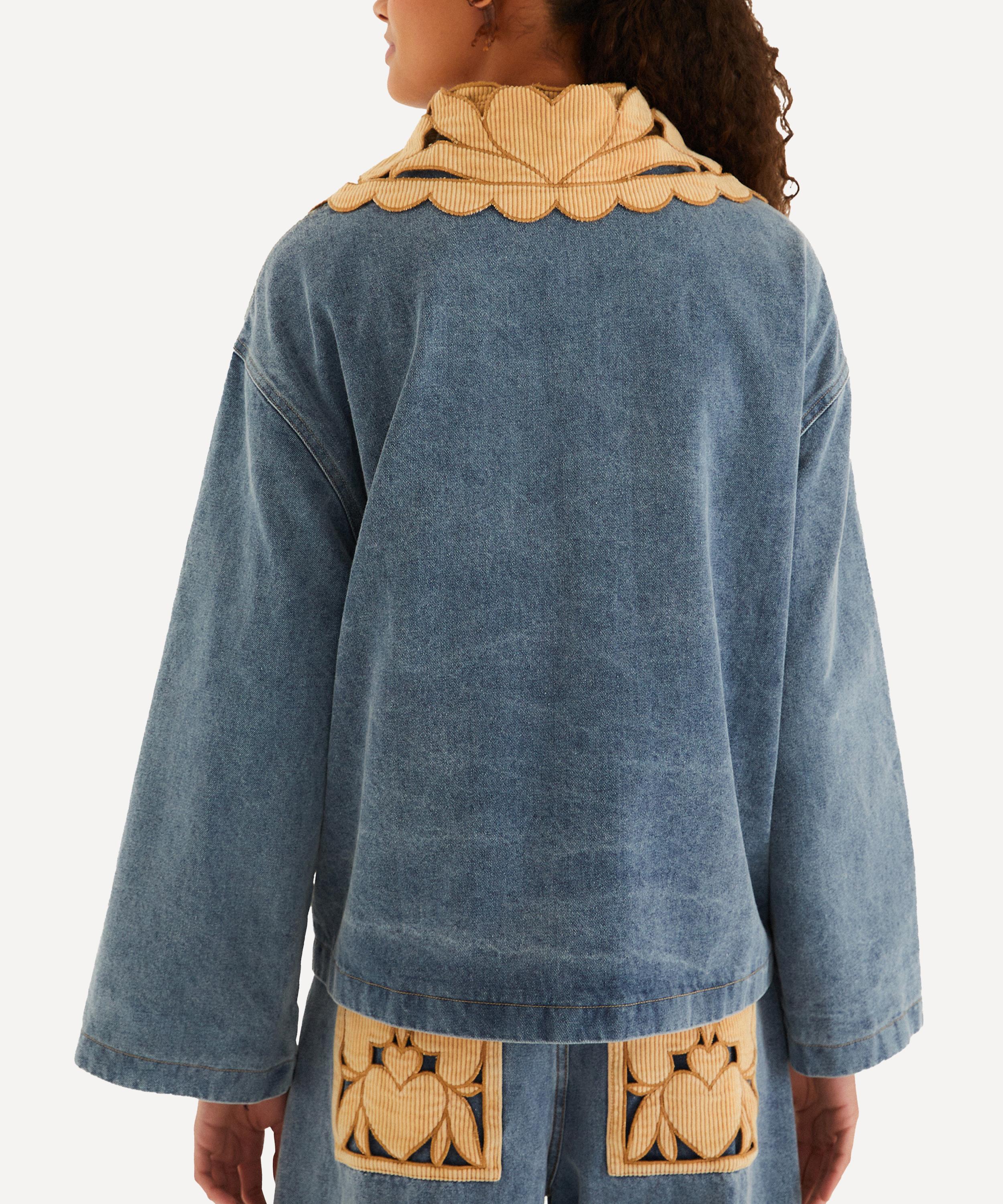 FARM Rio - Blue Denim Richelieu Barn Jacket image number 3