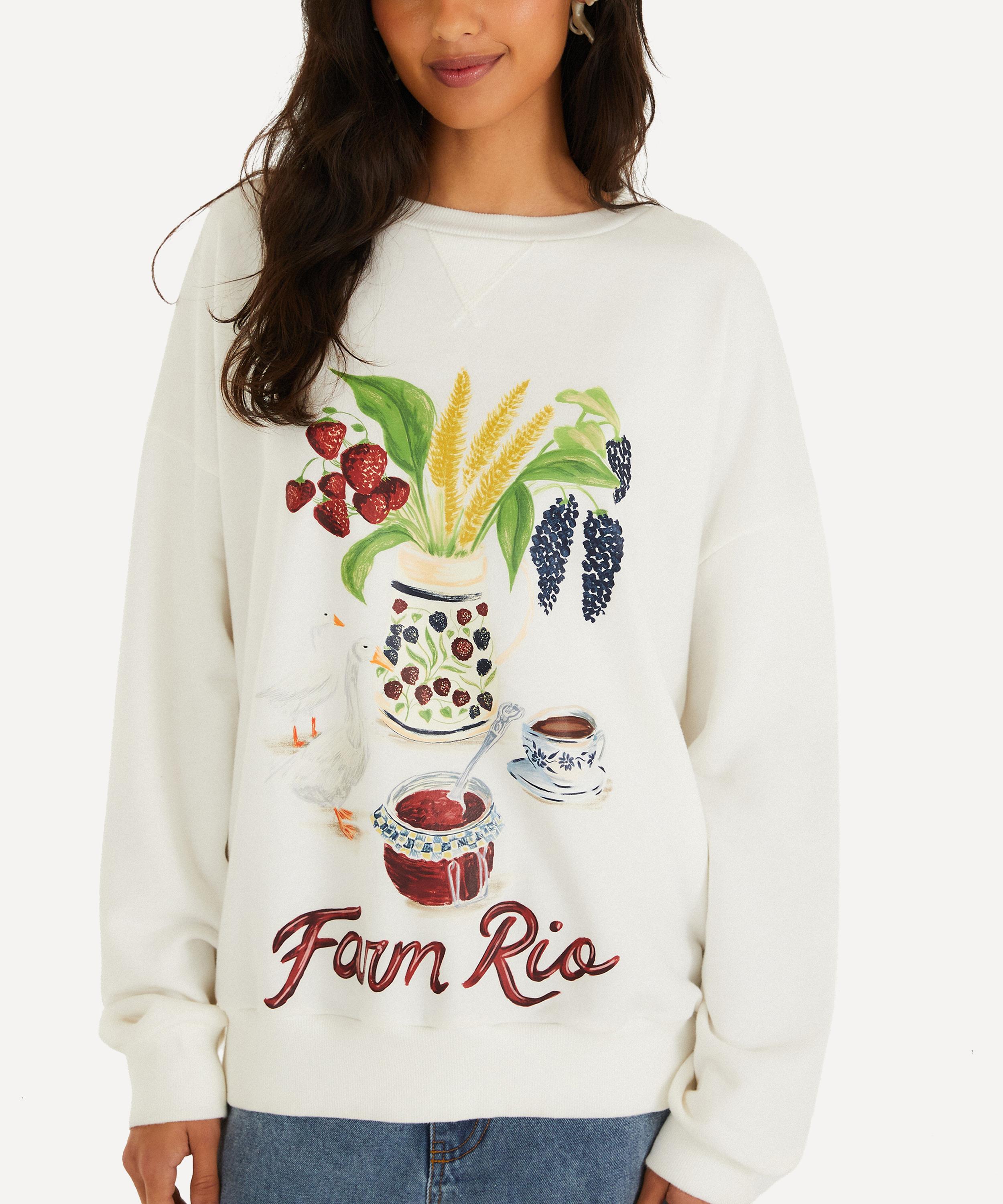 FARM Rio - Off-White Country Table Sweatshirt image number 0