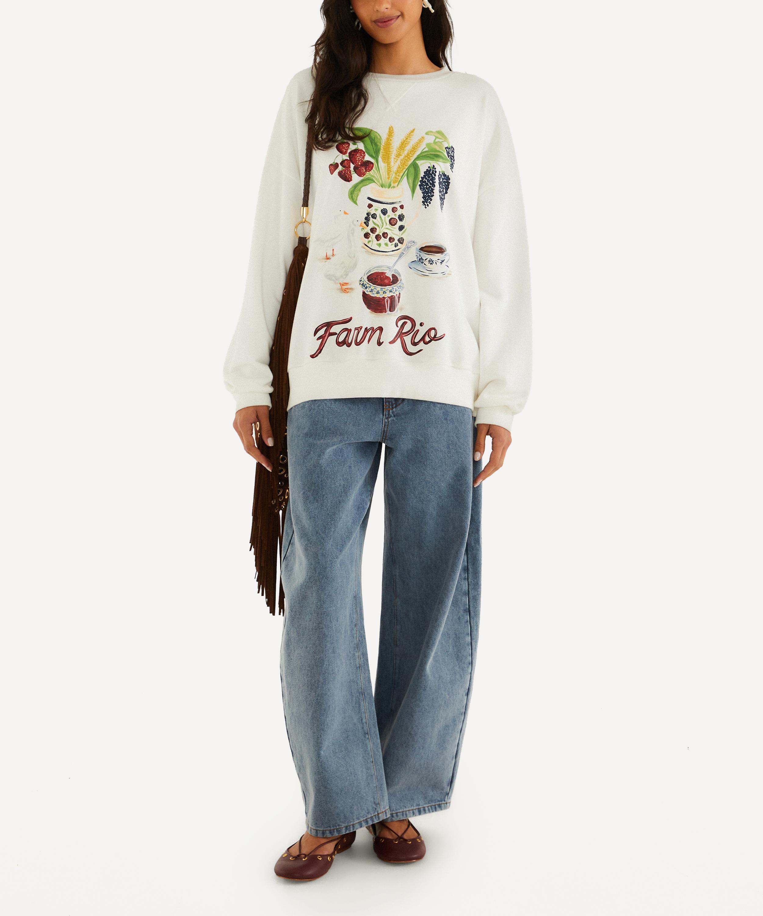 FARM Rio - Off-White Country Table Sweatshirt image number 1