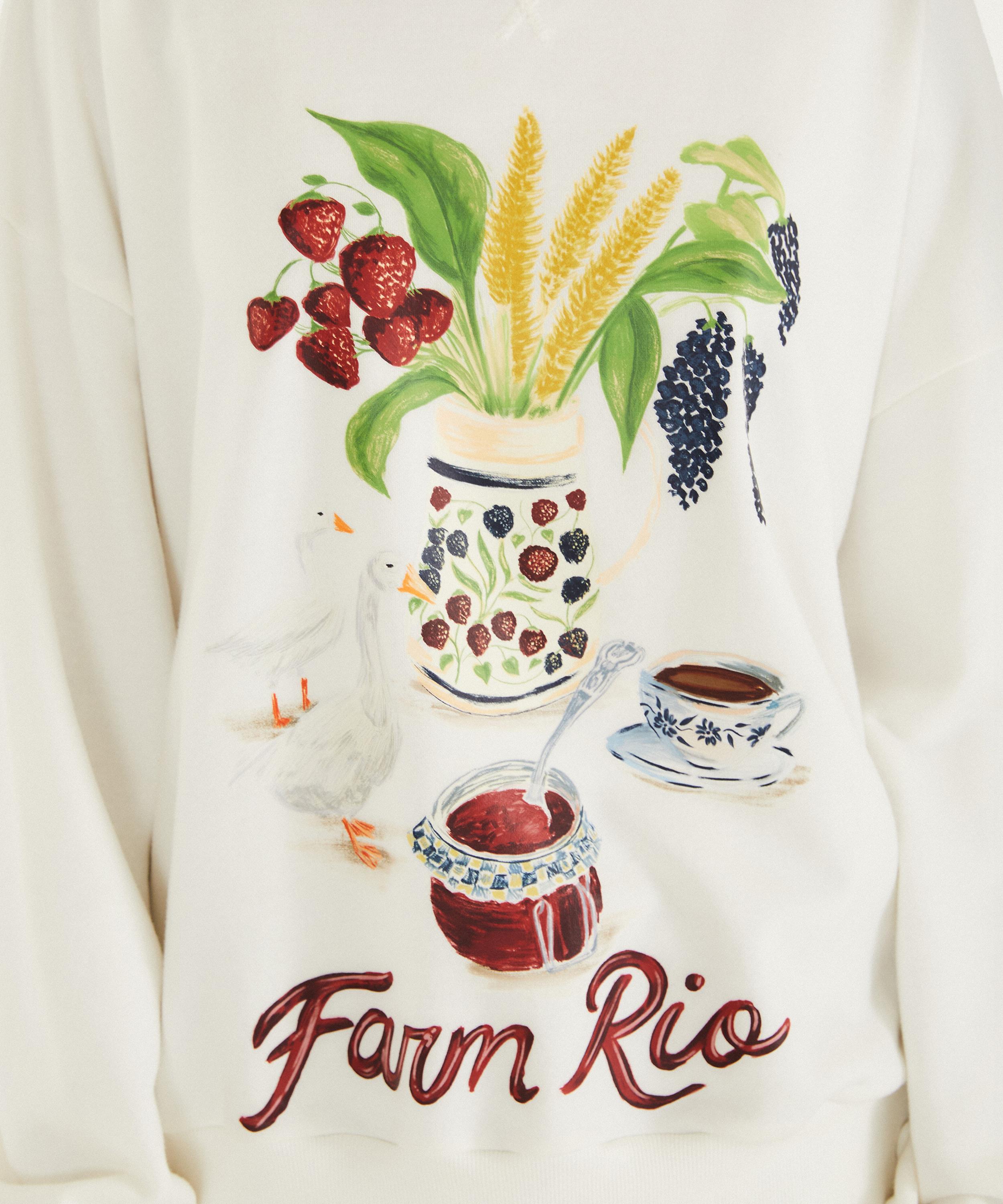 FARM Rio - Off-White Country Table Sweatshirt image number 2