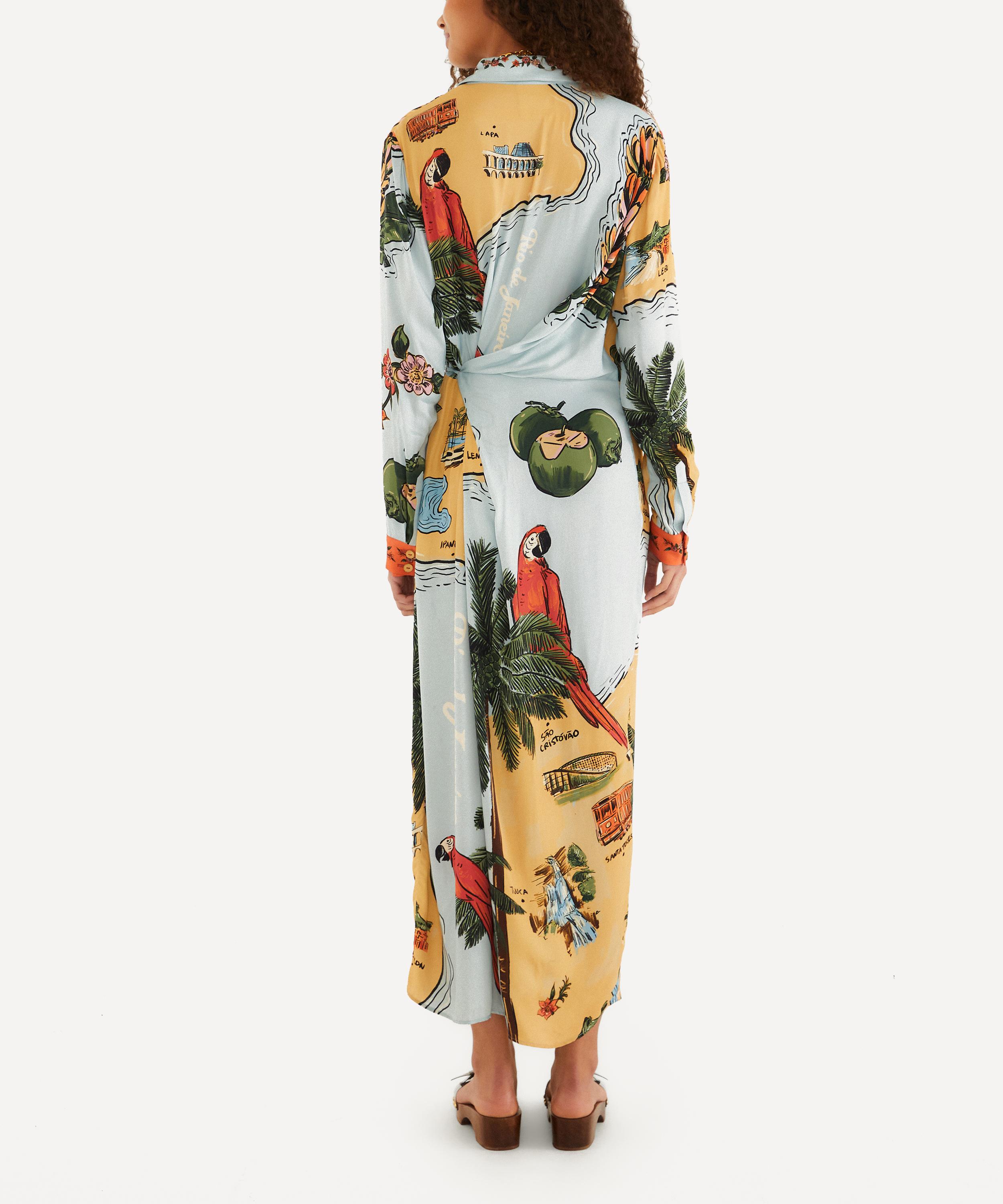FARM Rio - Multicolour Beaches Path Maxi Dress image number 2