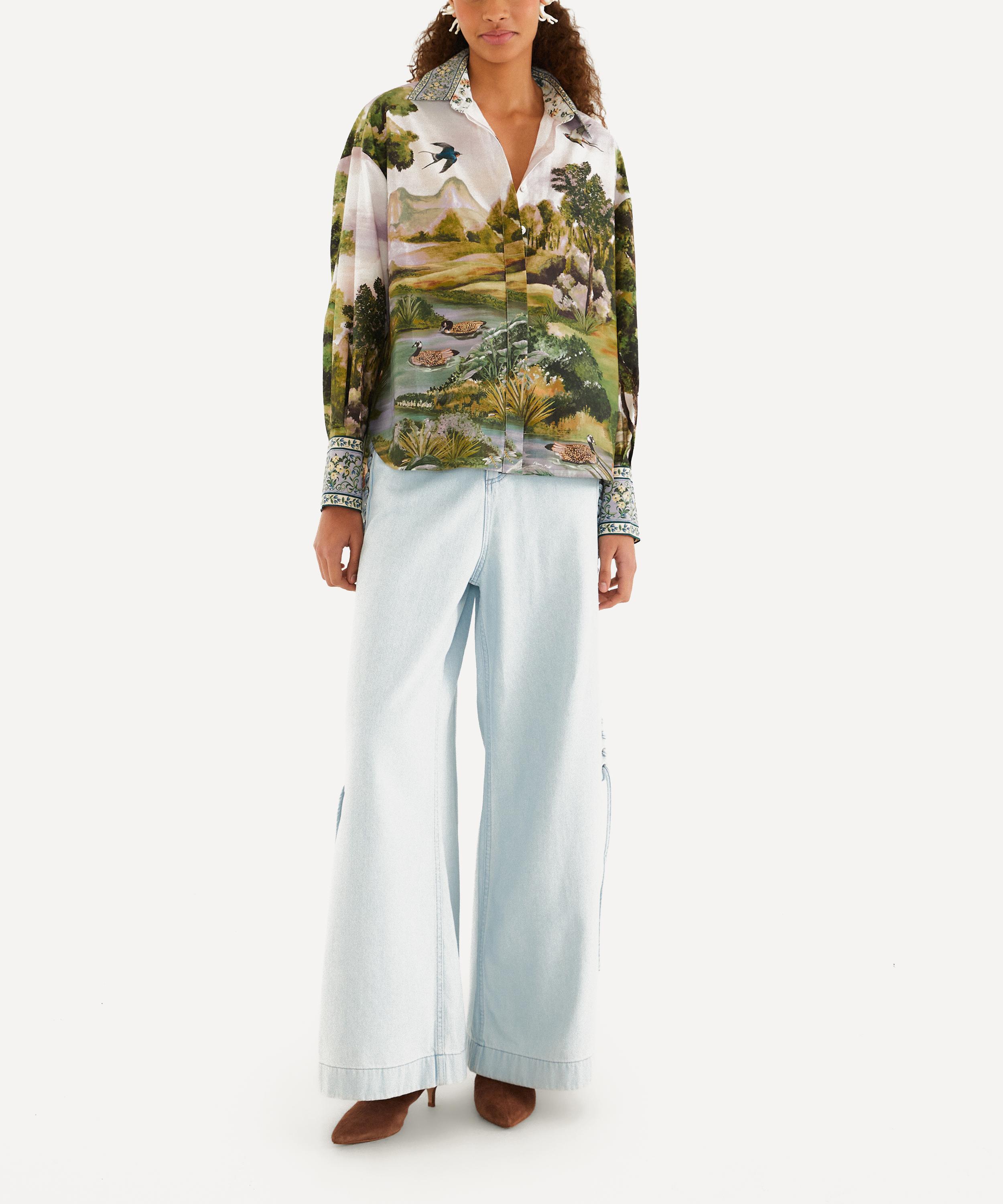 FARM Rio - Multicolour Countryside Landscape Shirt image number 0