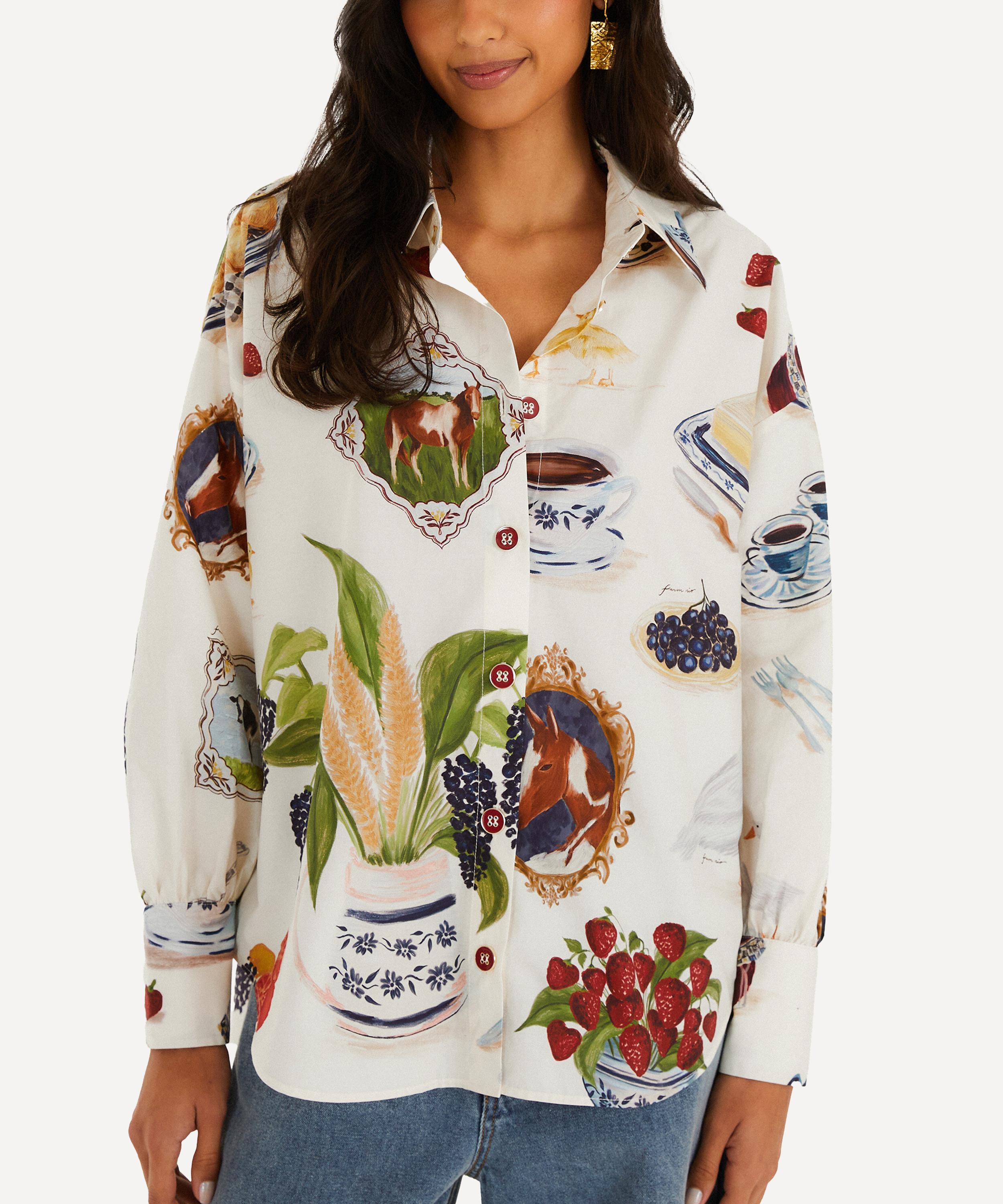 FARM Rio - Winter White Country Table Shirt image number 0
