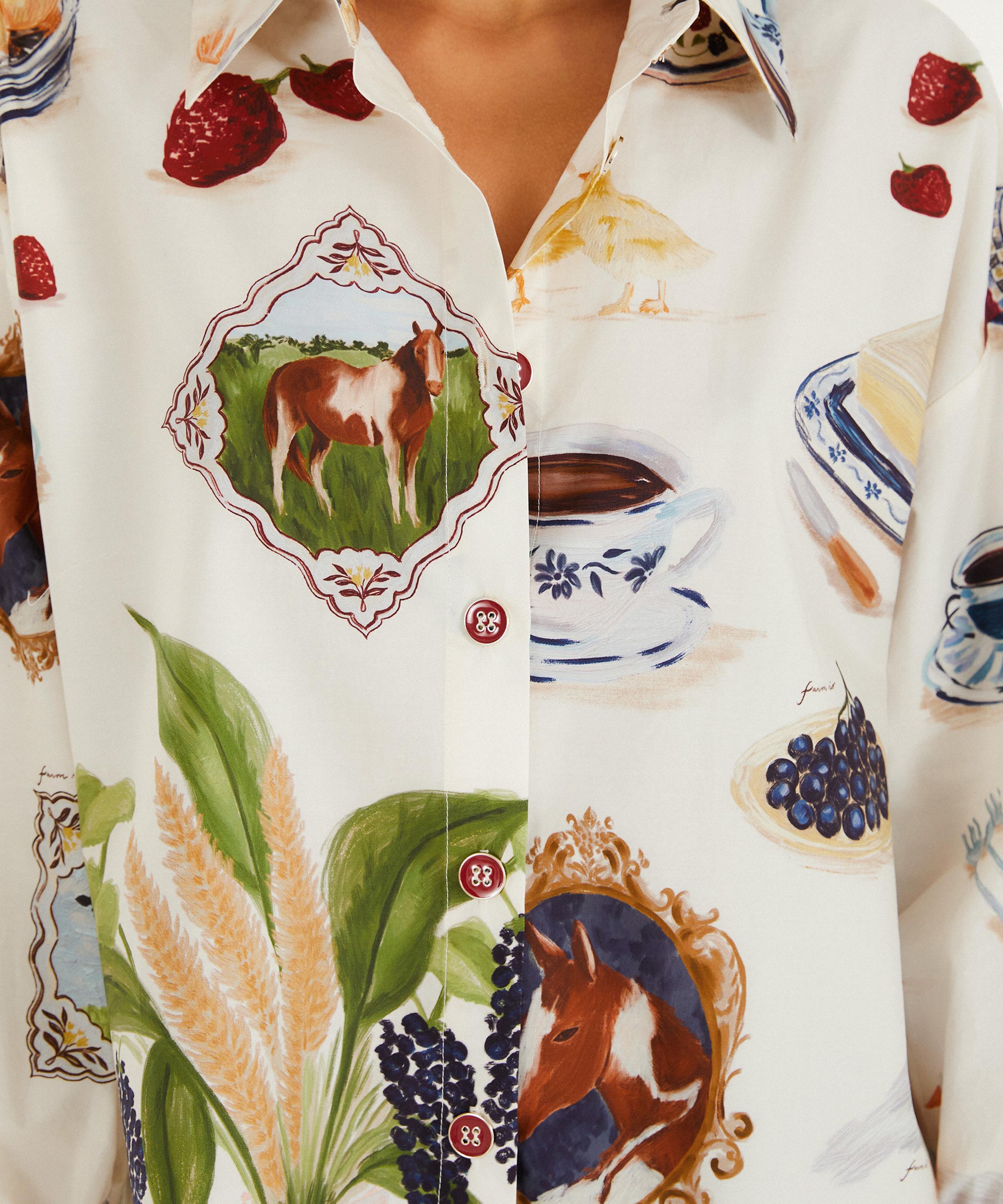FARM Rio - Winter White Country Table Shirt image number 1