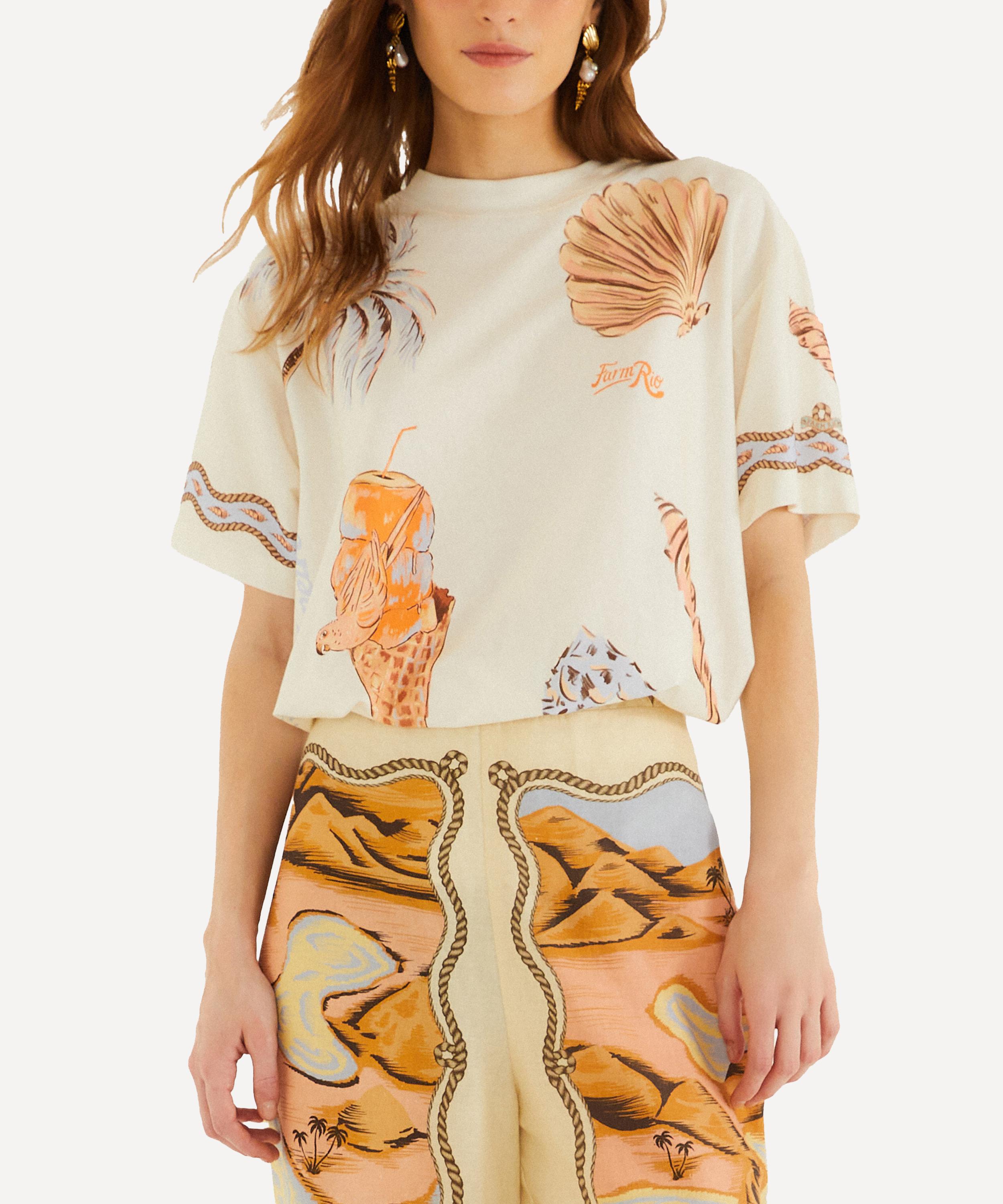 FARM Rio - Sand Rio Souvenir T-Shirt image number 0