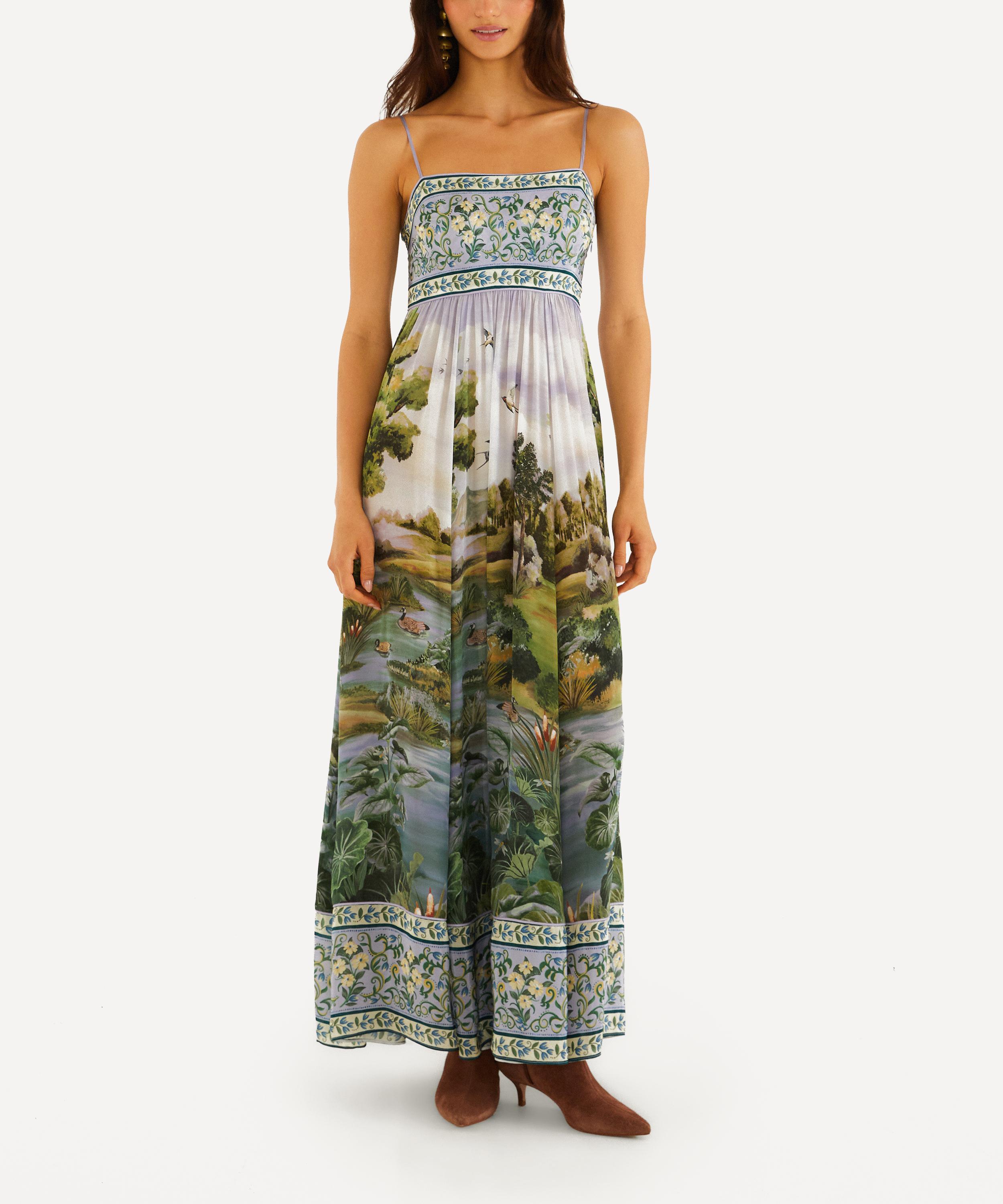 FARM Rio - Multicolour Countryside Landscape Maxi Dress image number 0