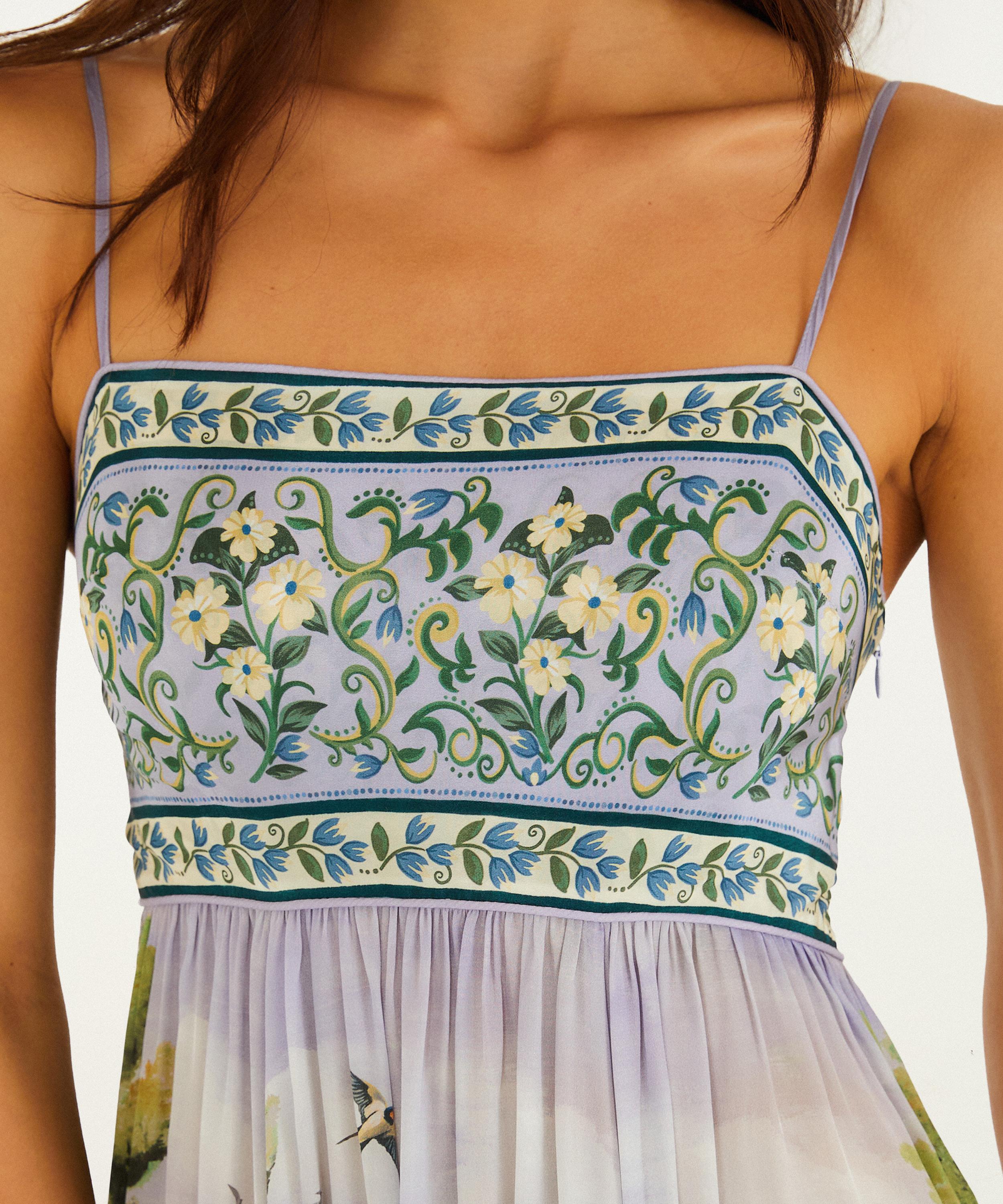 FARM Rio - Multicolour Countryside Landscape Maxi Dress image number 1