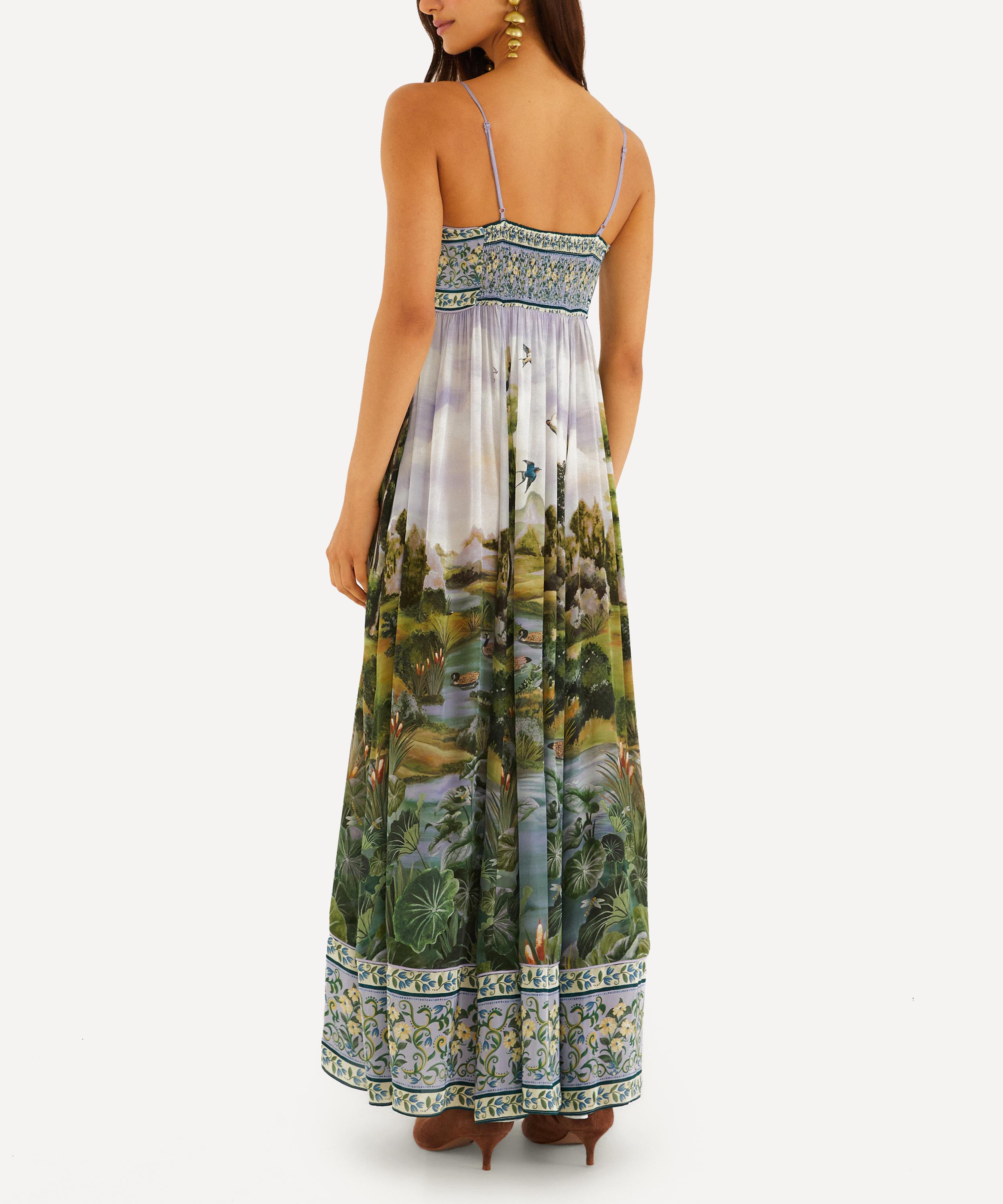 FARM Rio - Multicolour Countryside Landscape Maxi Dress image number 2
