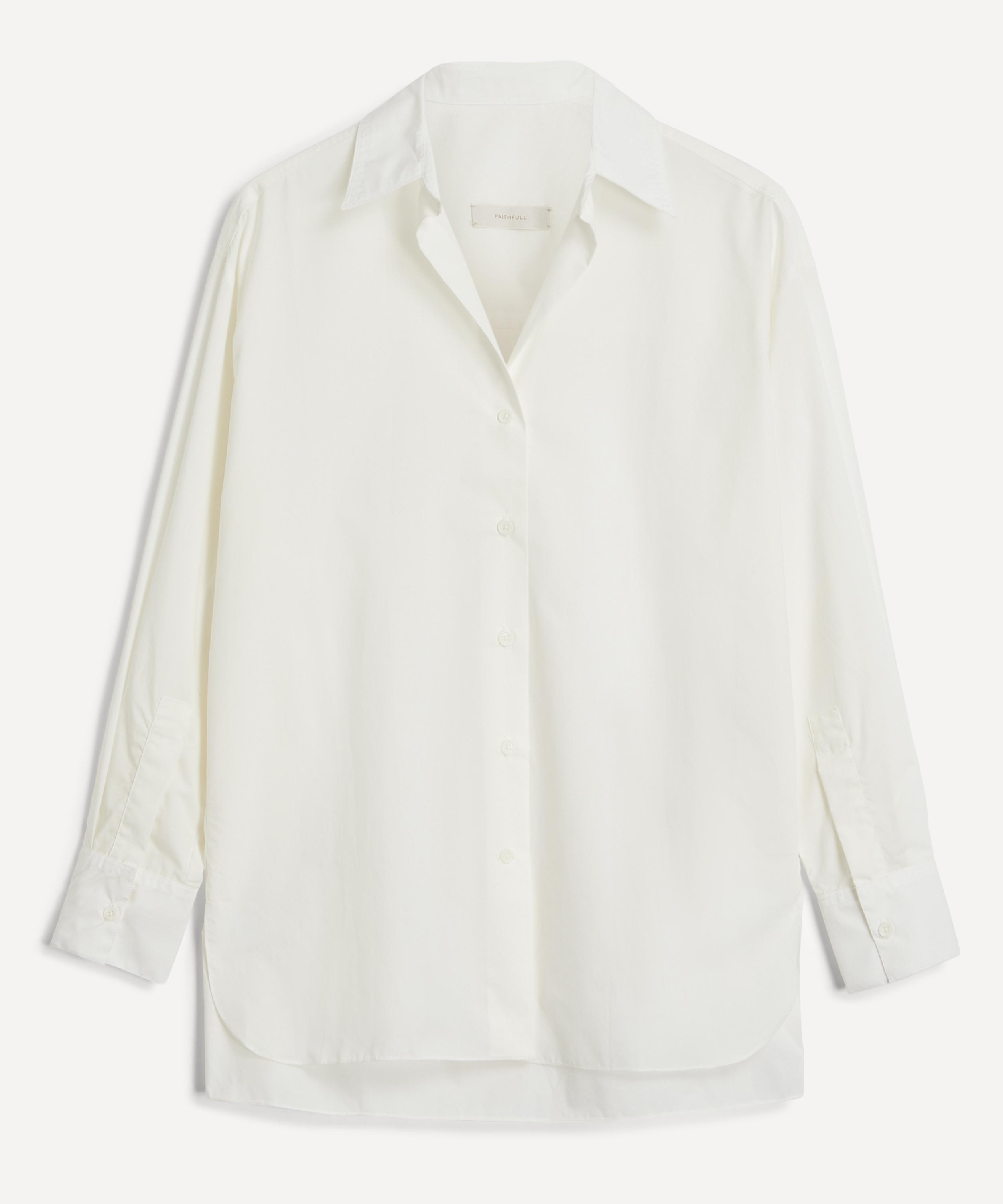 FAITHFULL - Capri White Oversized Cotton Shirt&nbsp;