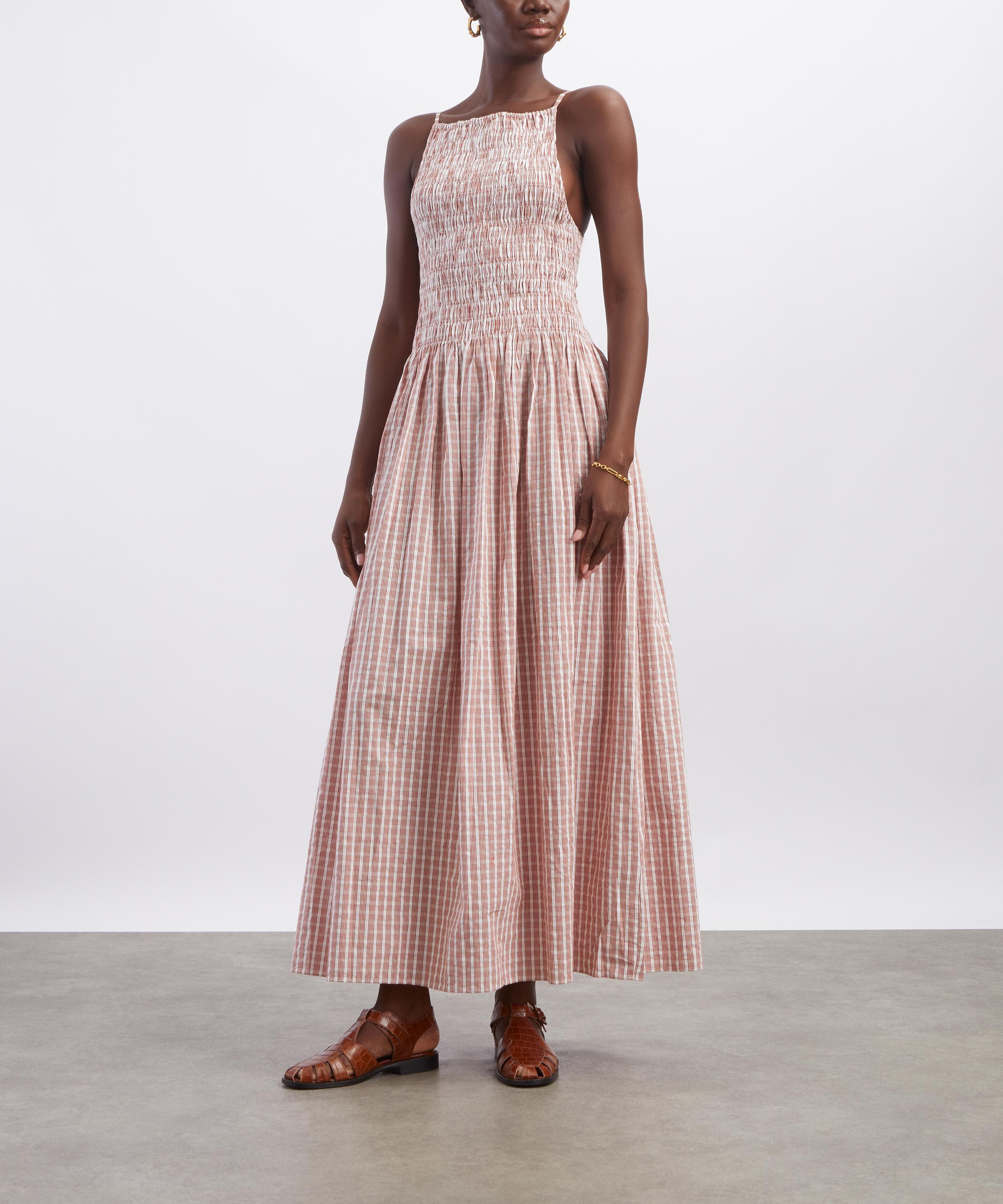 FAITHFULL - Laia Paloma Check Maxi Dress image number 2