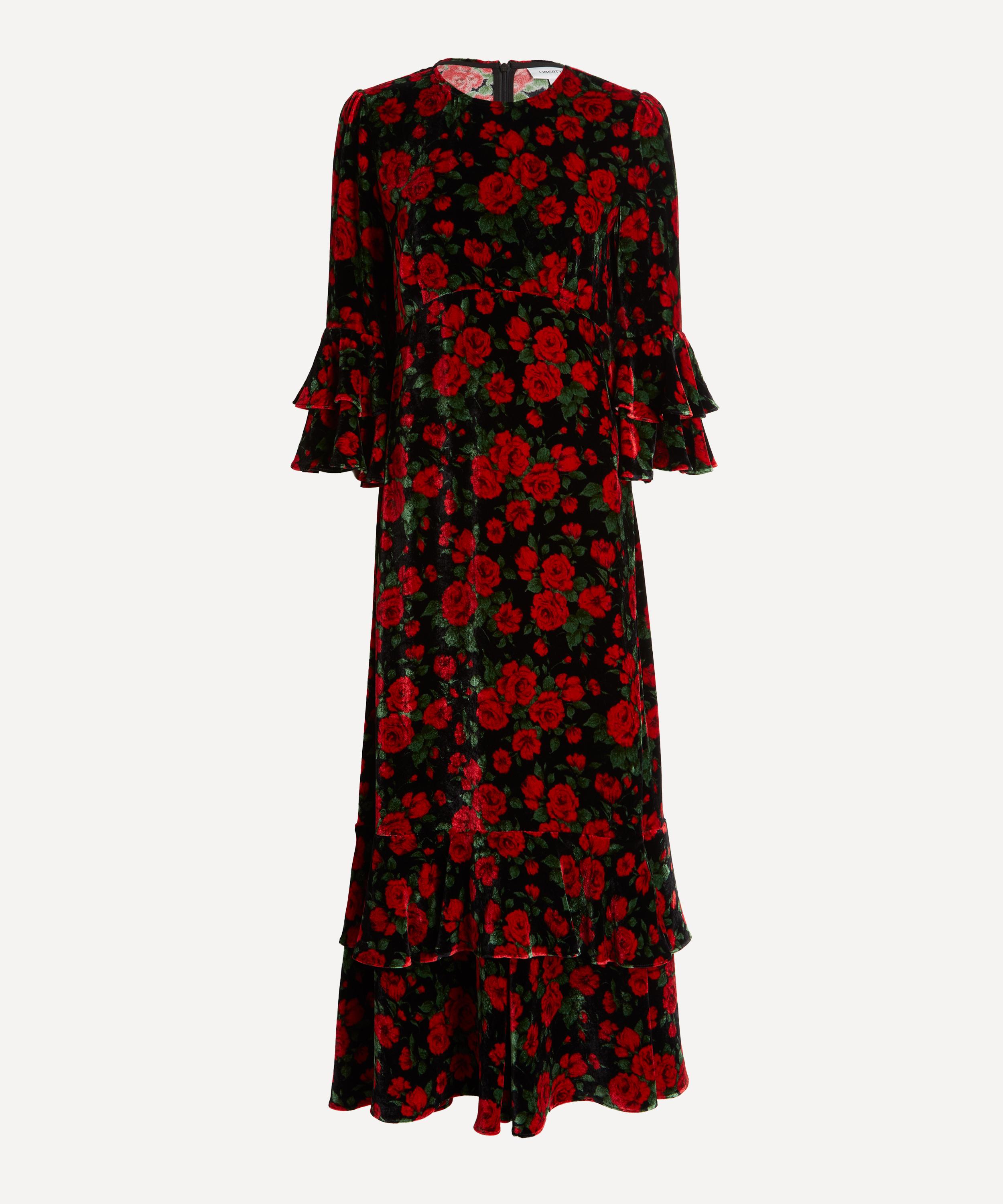 Liberty - Carline Meadow Velvet Gala Maxi Dress image number 0