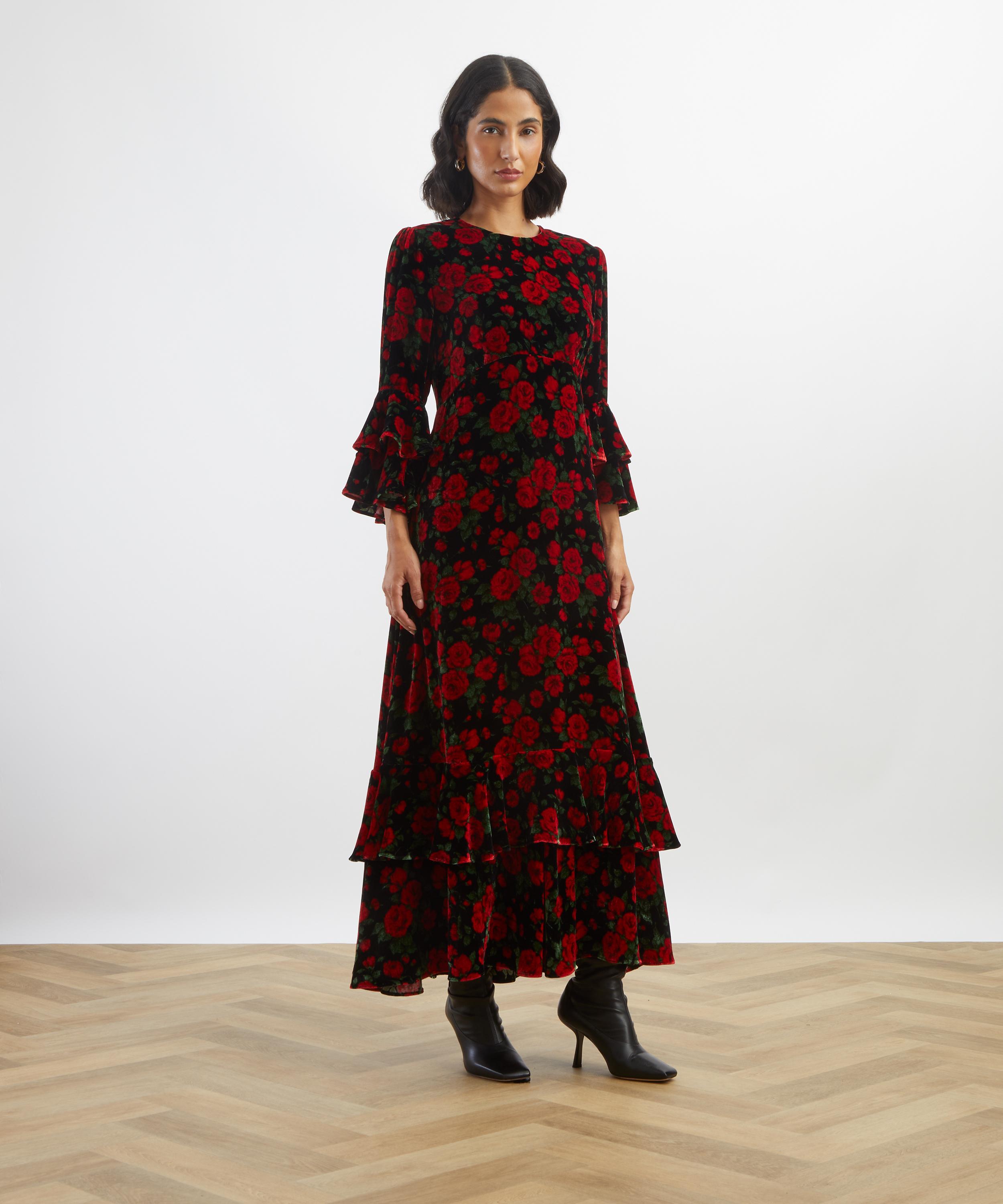 Liberty - Carline Meadow Velvet Gala Maxi Dress image number 2