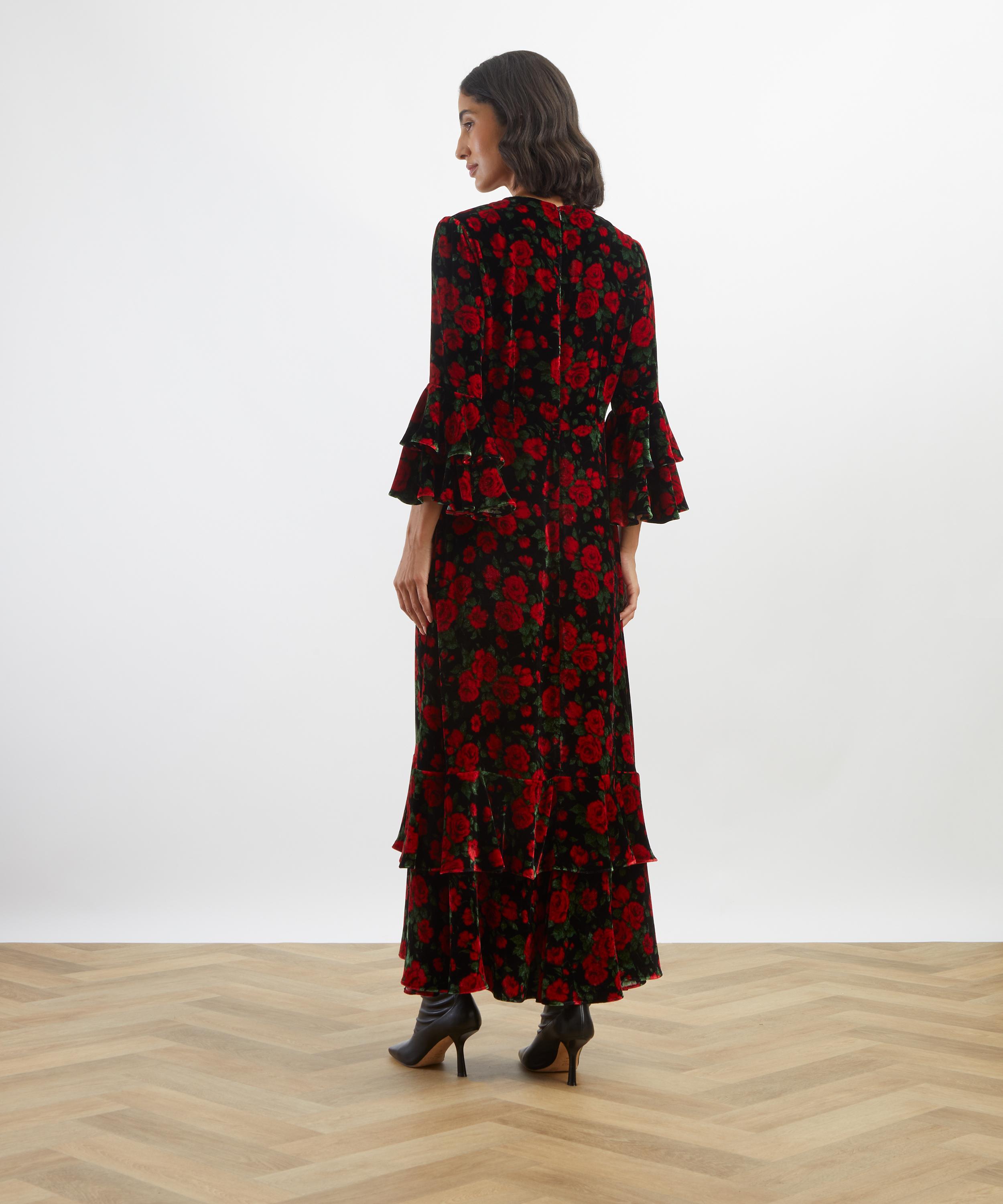 Liberty - Carline Meadow Velvet Gala Maxi Dress image number 3