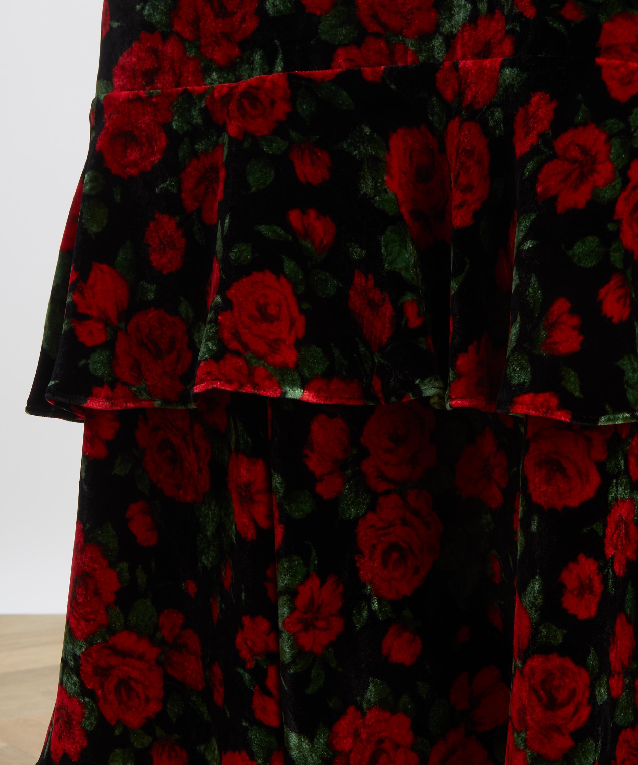 Liberty - Carline Meadow Velvet Gala Maxi Dress image number 4