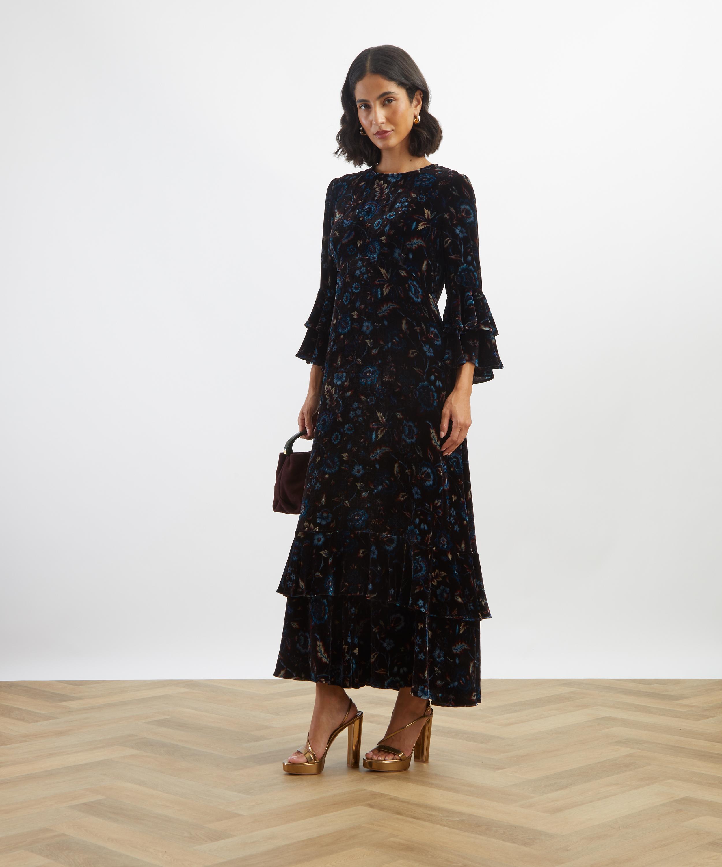Liberty - Lena Belle Velvet Gala Maxi Dress image number 1