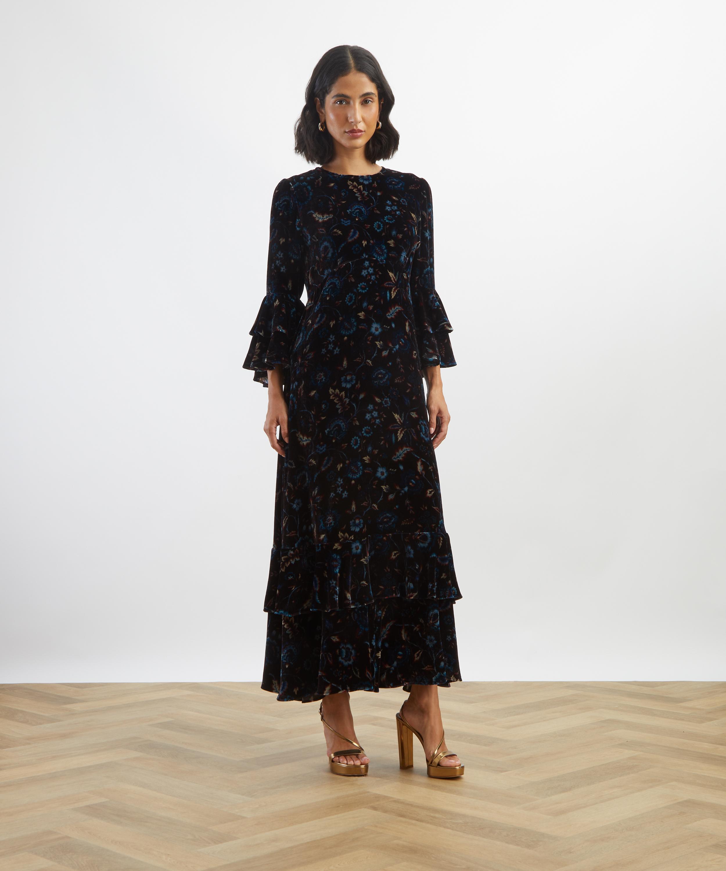 Liberty - Lena Belle Velvet Gala Maxi Dress image number 2