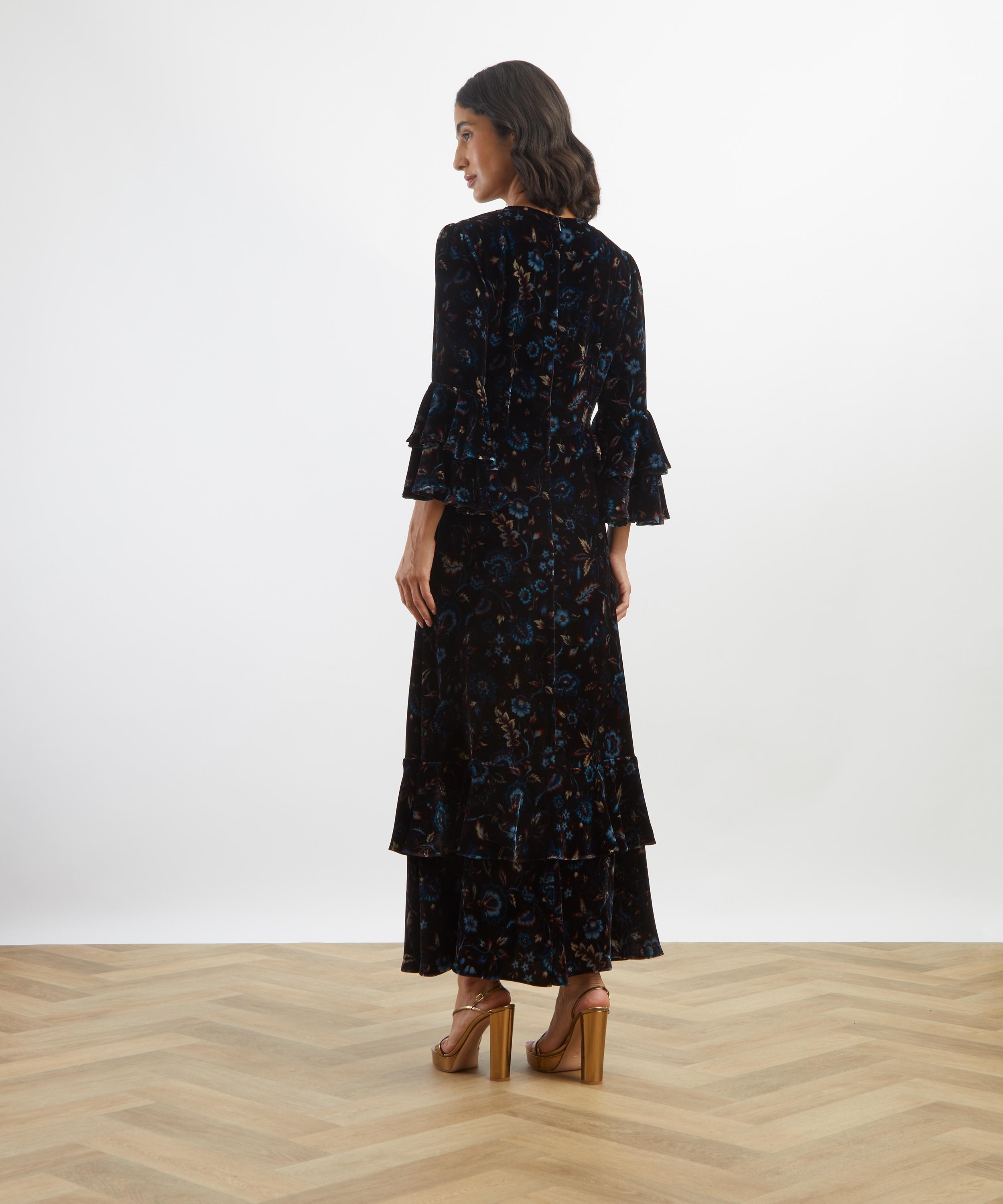 Liberty - Lena Belle Velvet Gala Maxi Dress image number 3