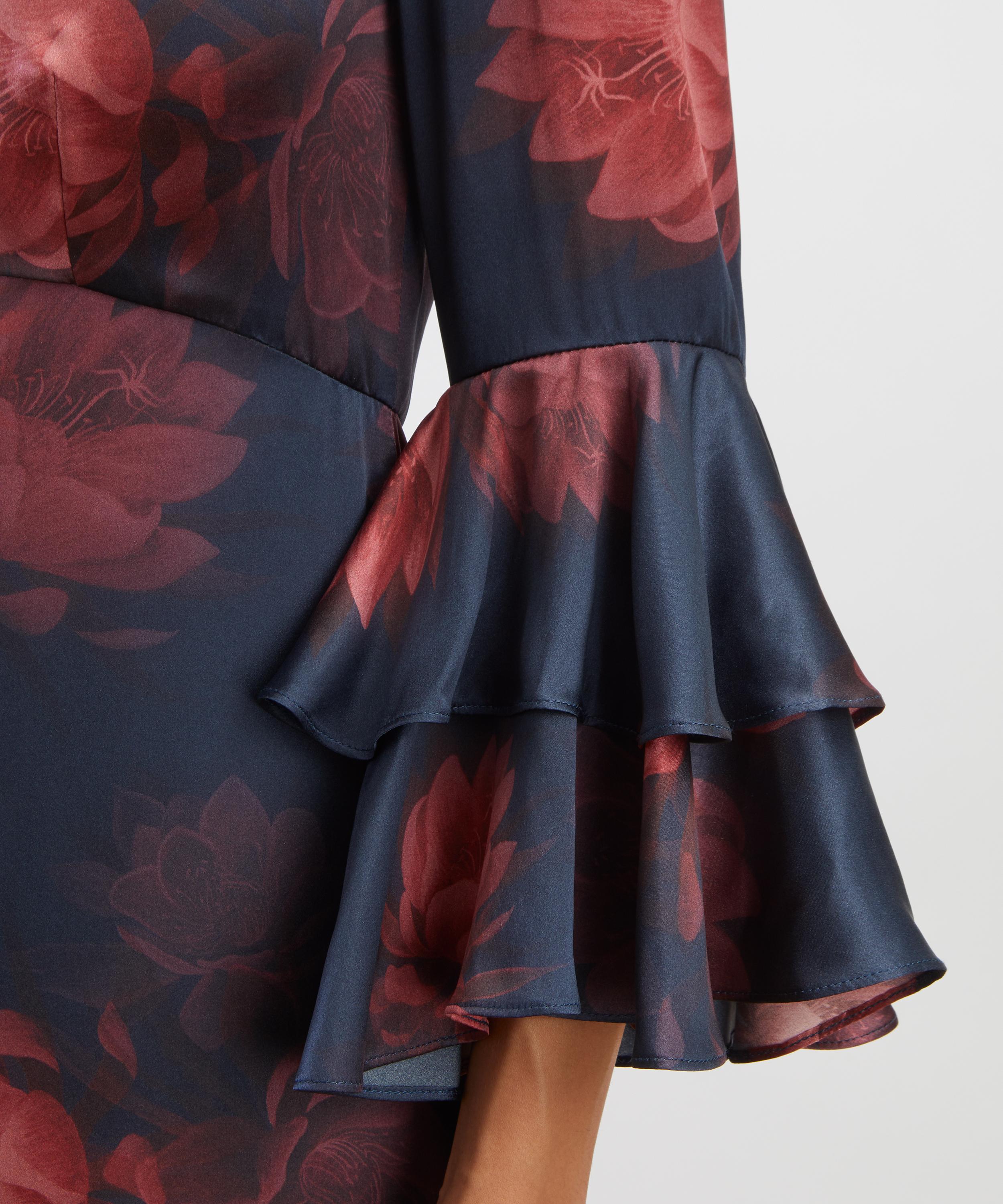 Liberty - Aura Night Silk Gala Maxi Dress image number 4
