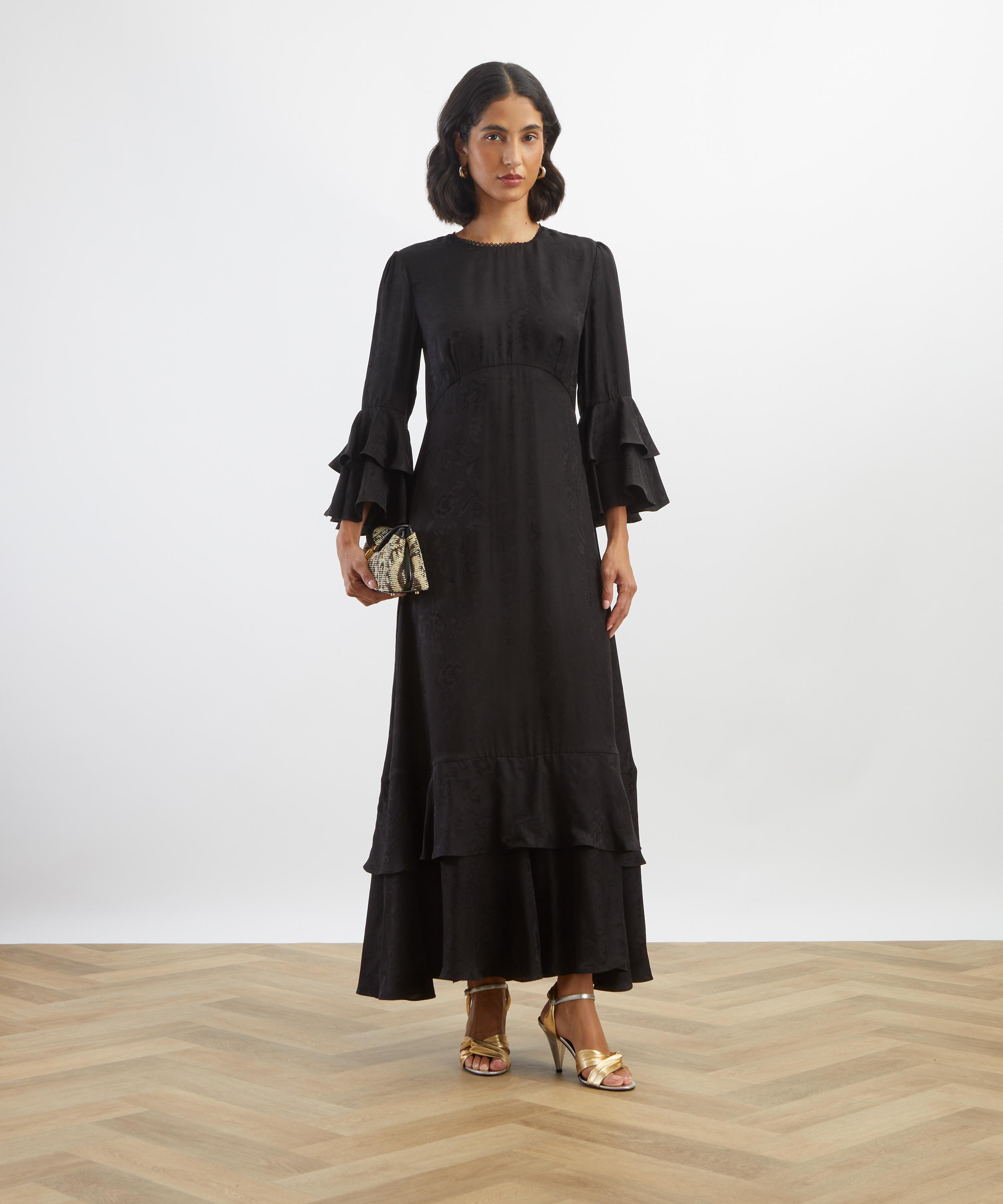 Liberty - Lena Belle Silk Jacquard Gala Maxi Dress image number 1
