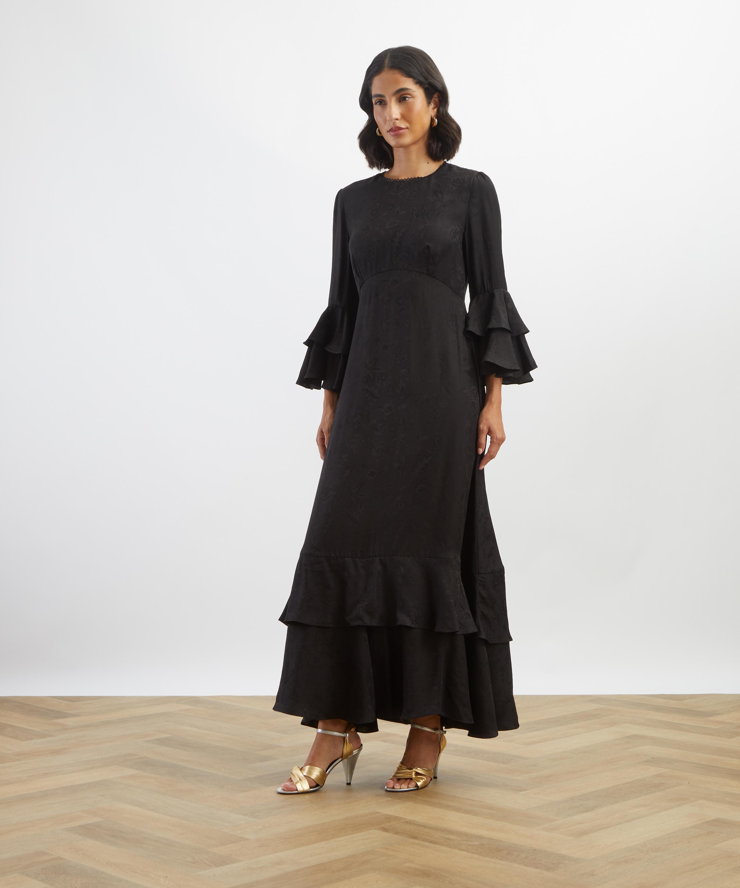 Liberty - Lena Belle Silk Jacquard Gala Maxi Dress image number 2