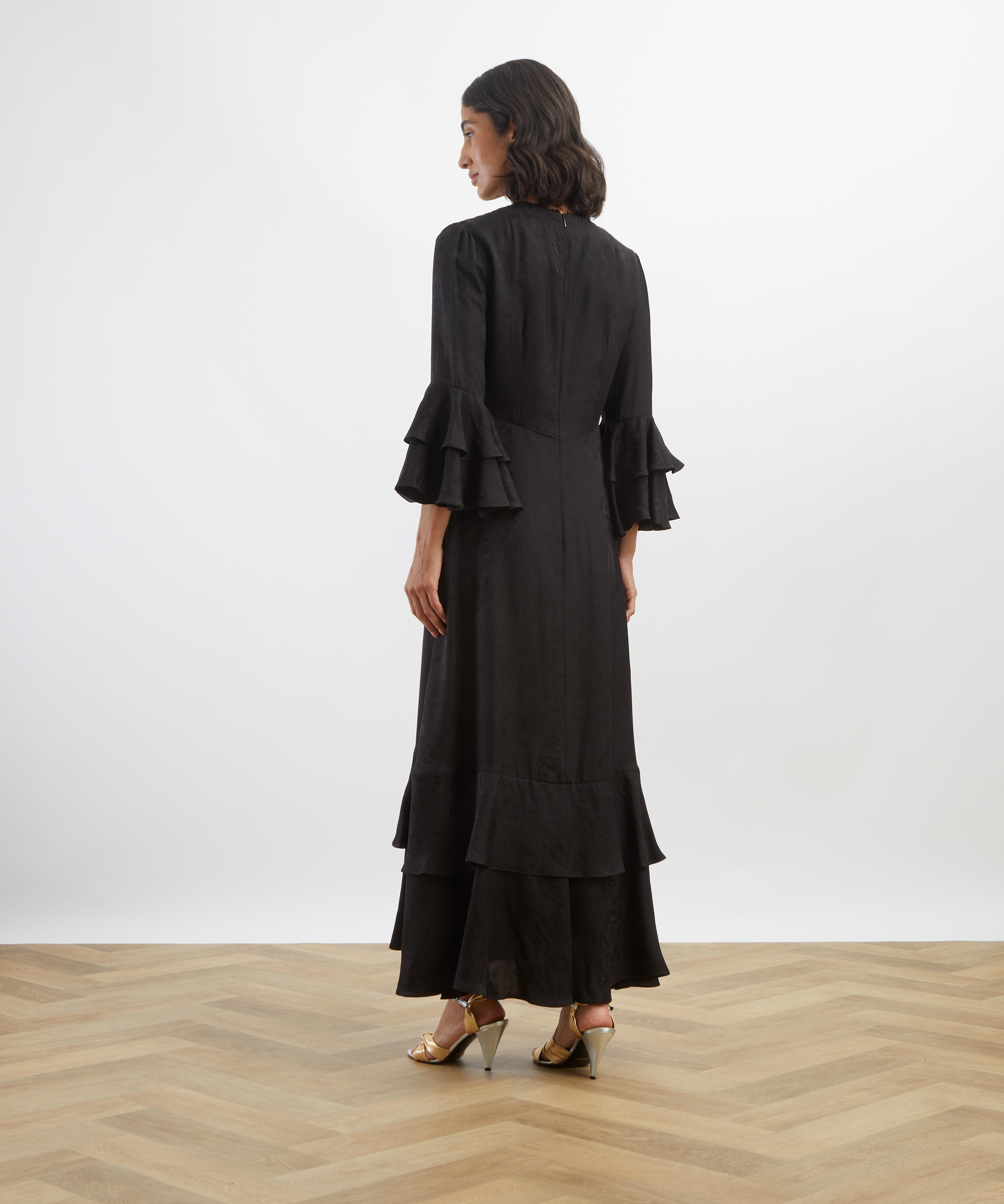 Liberty - Lena Belle Silk Jacquard Gala Maxi Dress image number 3