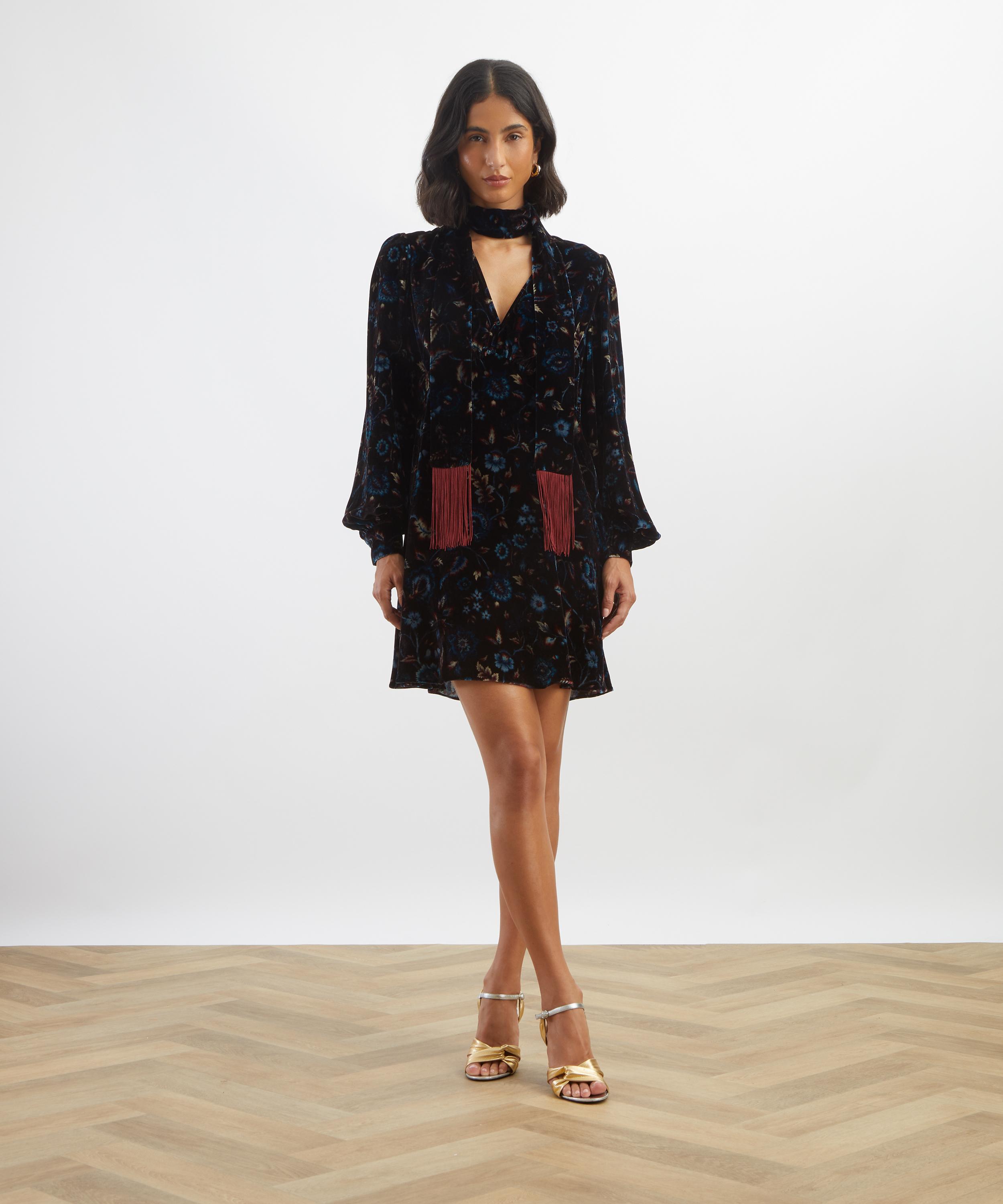 Liberty -  Lena Belle Velvet Soir&eacute;e Mini Dress image number 1