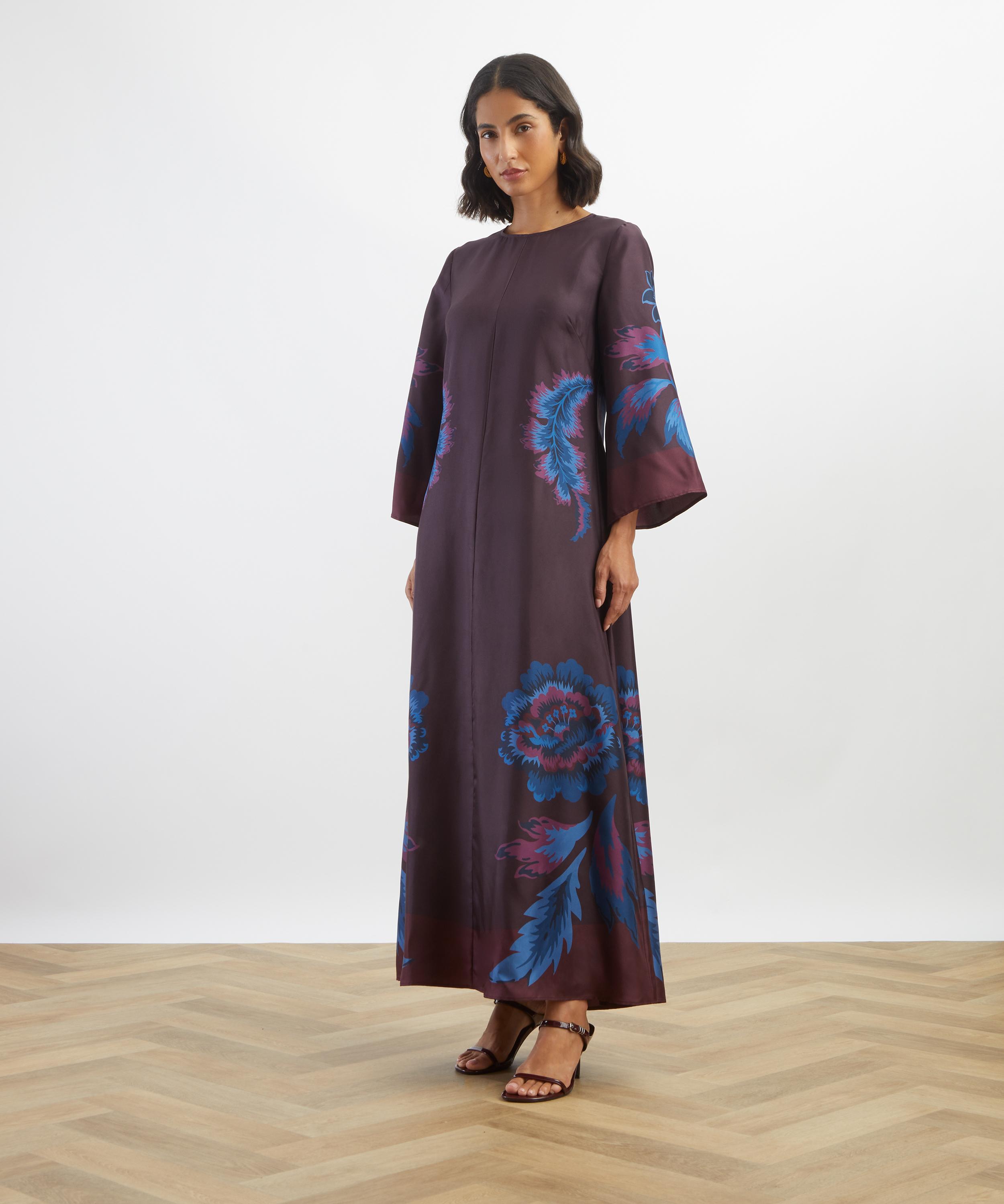 Liberty - Lena Belle Silk Nouvelle Maxi Dress image number 2