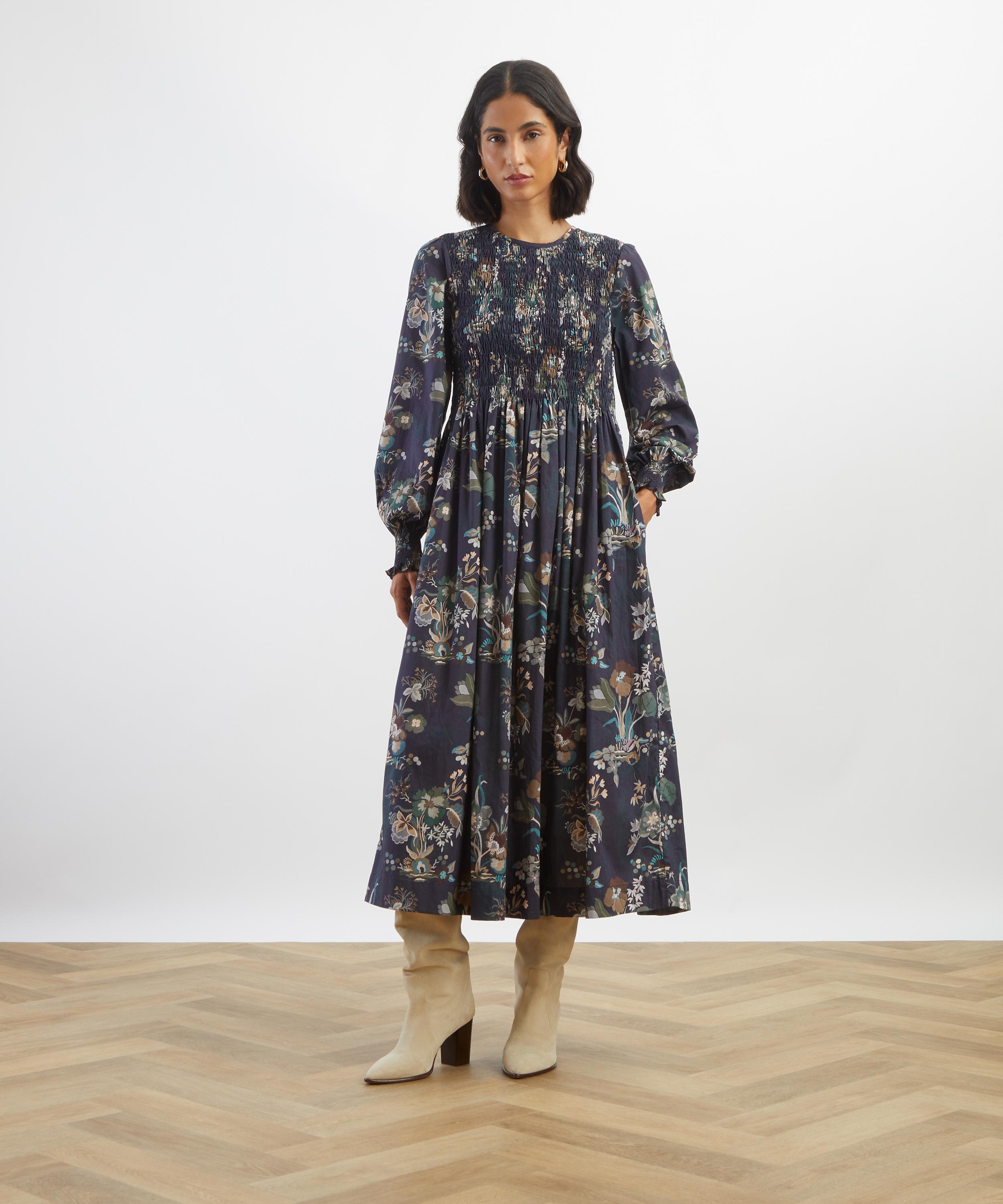 Liberty - Kanazawa Lake Smock Dress image number 1