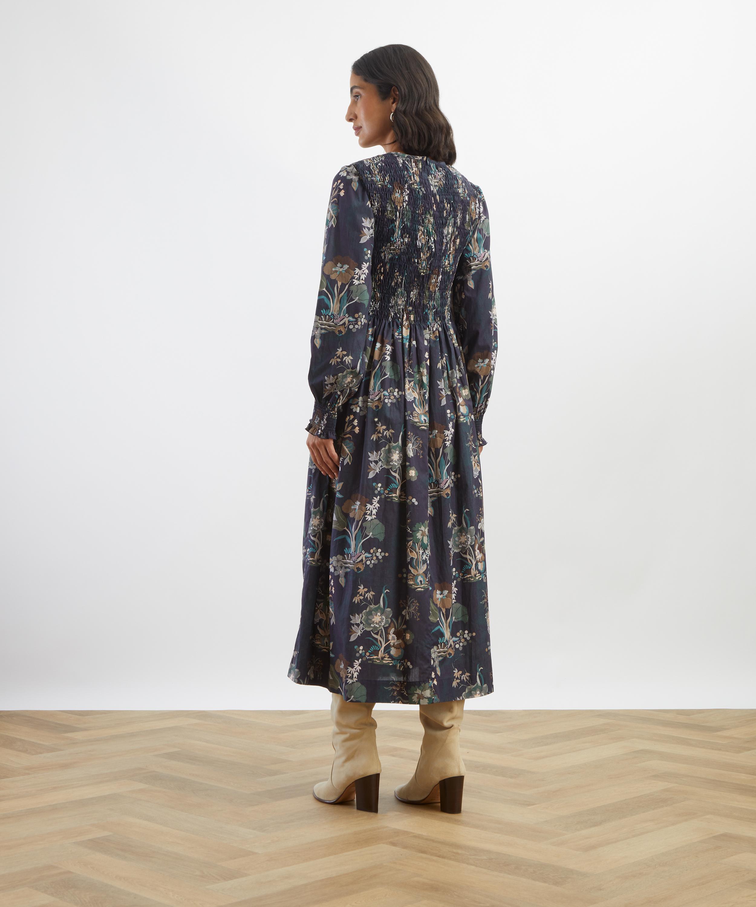 Liberty - Kanazawa Lake Smock Dress image number 3