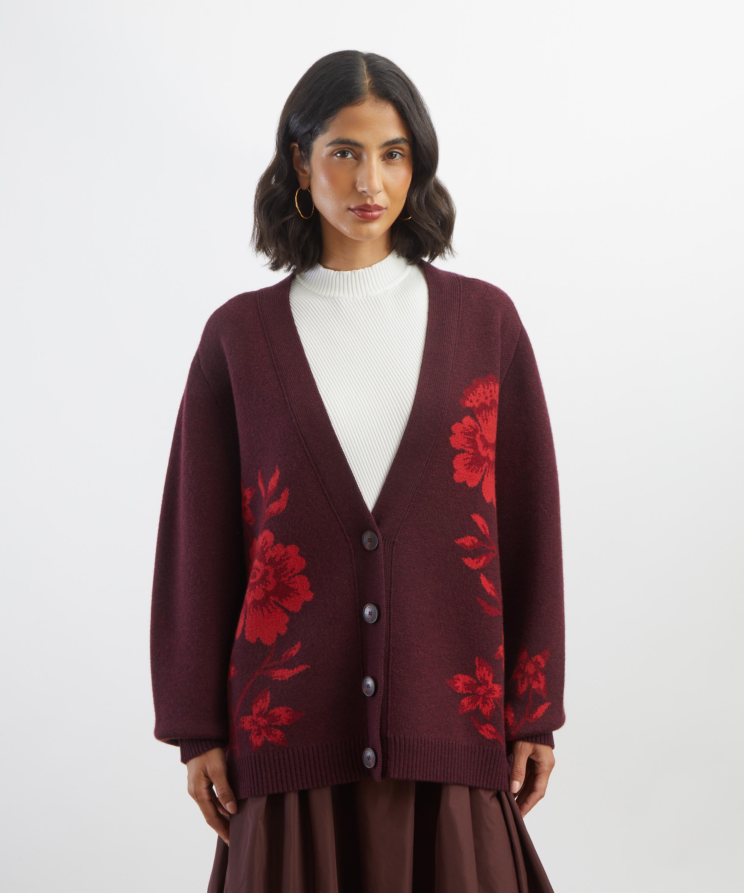Liberty - Lena Belle Jacquard Cardigan image number 2