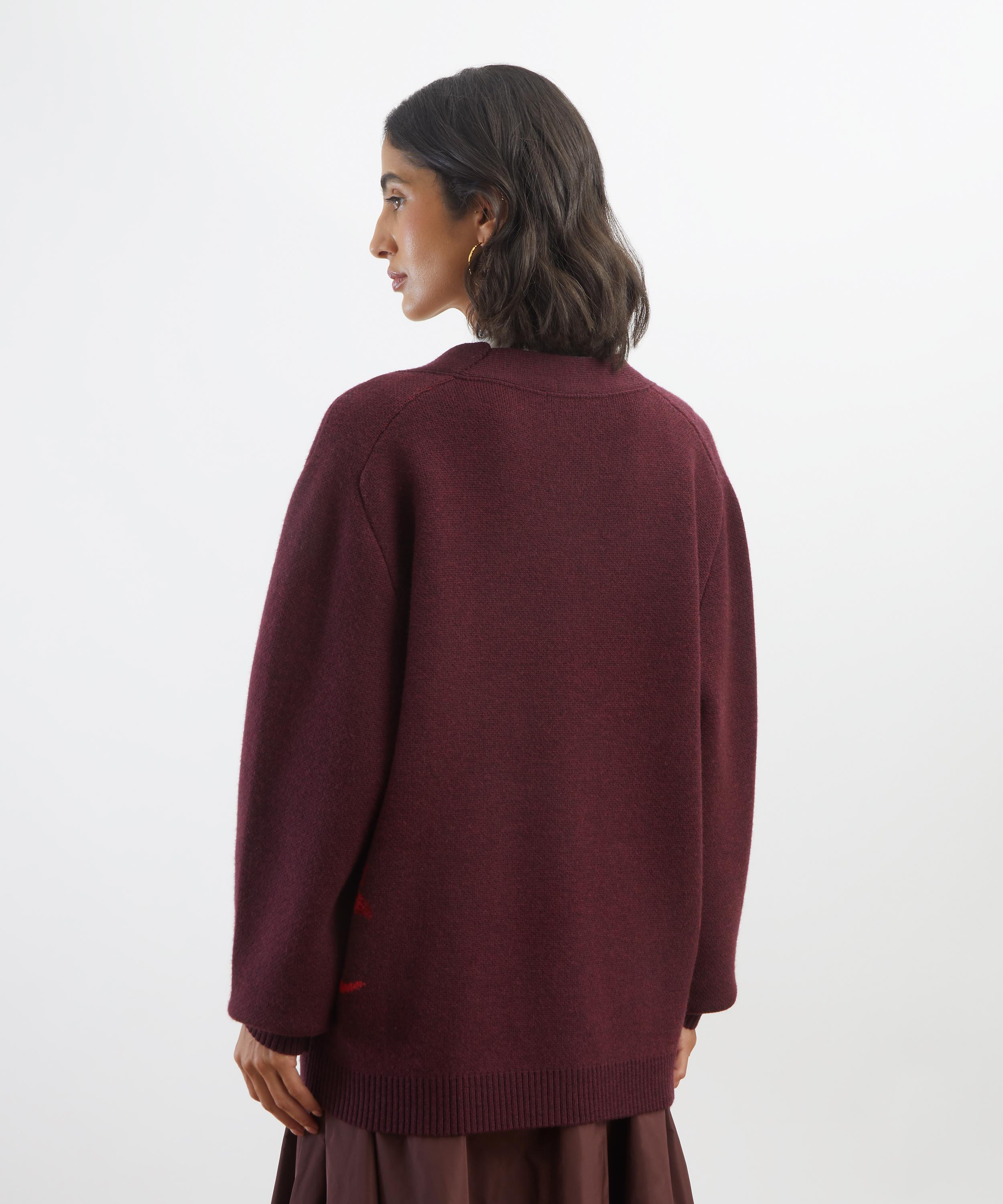 Liberty - Lena Belle Jacquard Cardigan image number 3