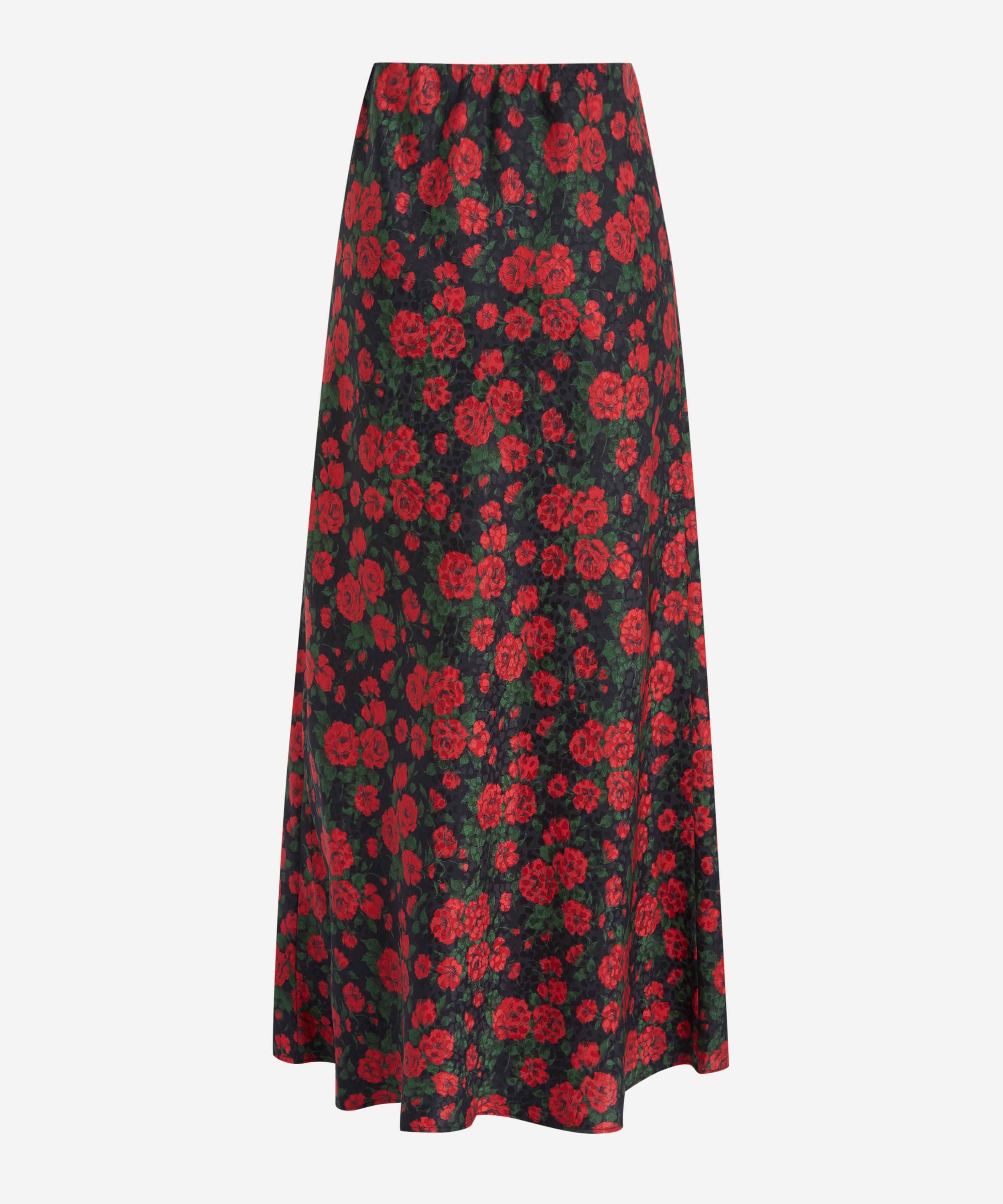 Liberty - Carline Rose Silk Slip Skirt image number 0