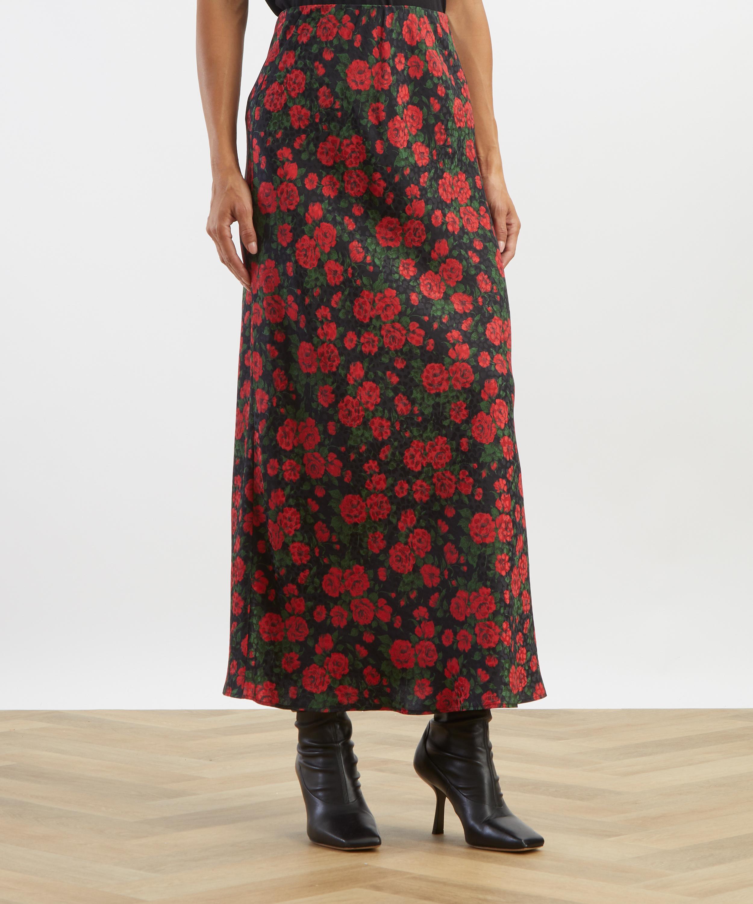 Liberty - Carline Rose Silk Slip Skirt image number 2