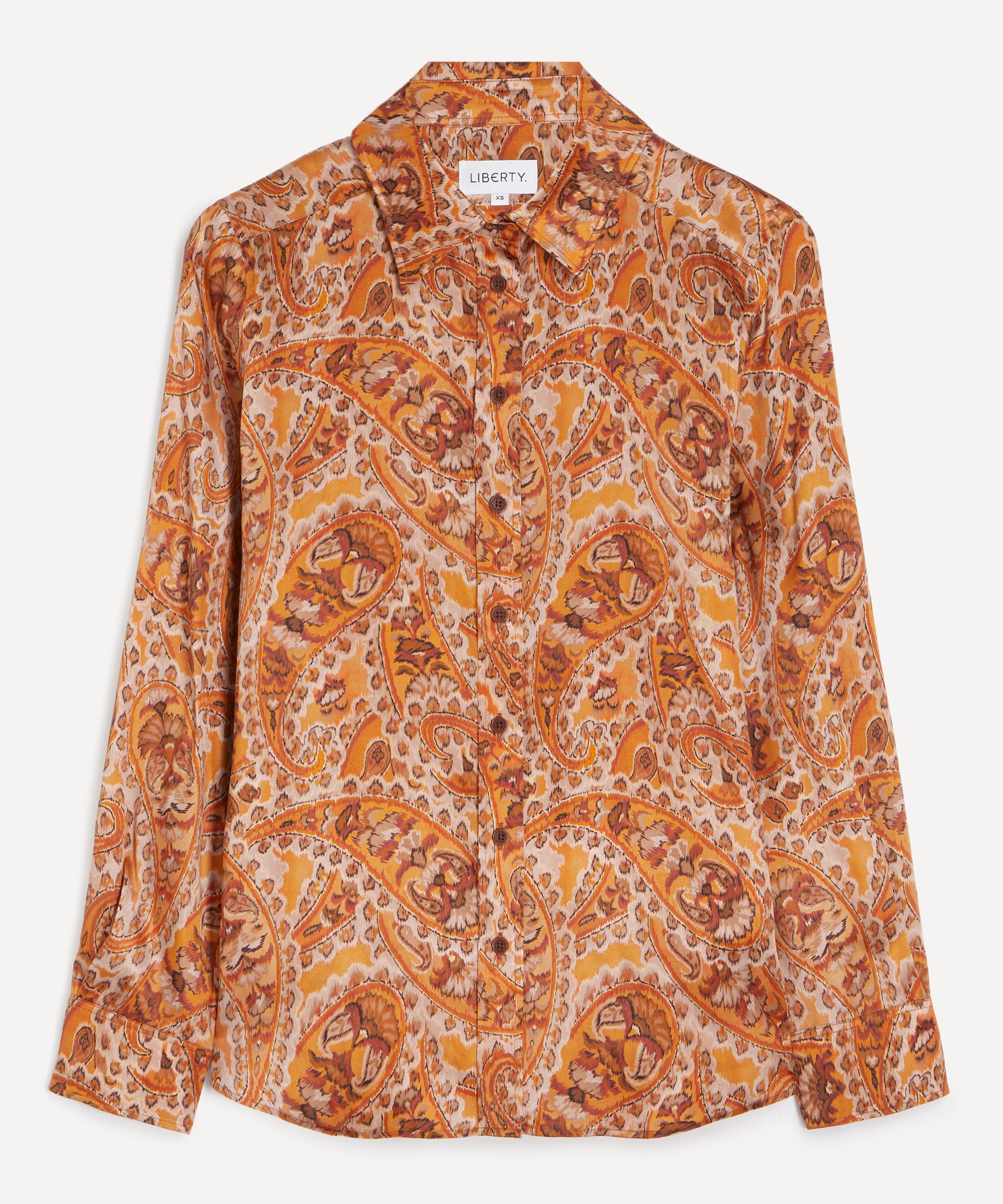 Liberty - Mr Hunt Relaxed Silk Shirt&nbsp; image number 0