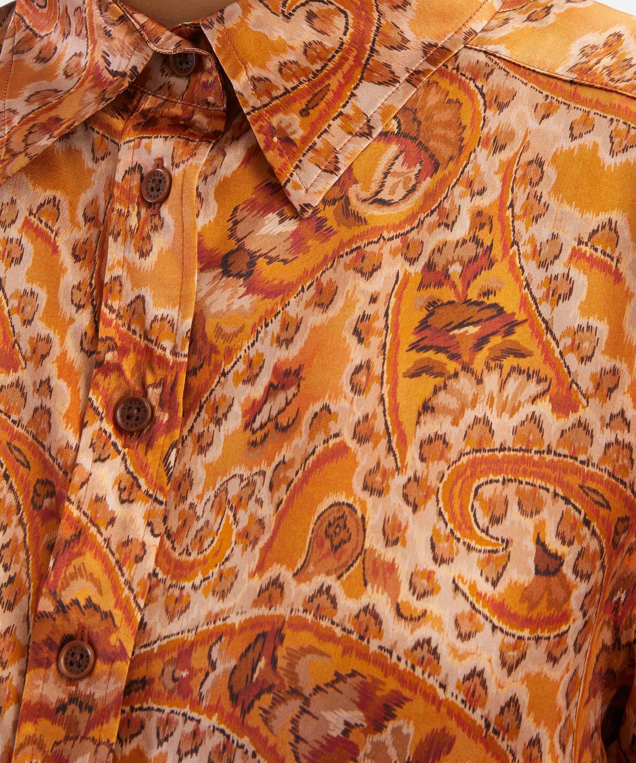 Liberty - Mr Hunt Relaxed Silk Shirt&nbsp; image number 4