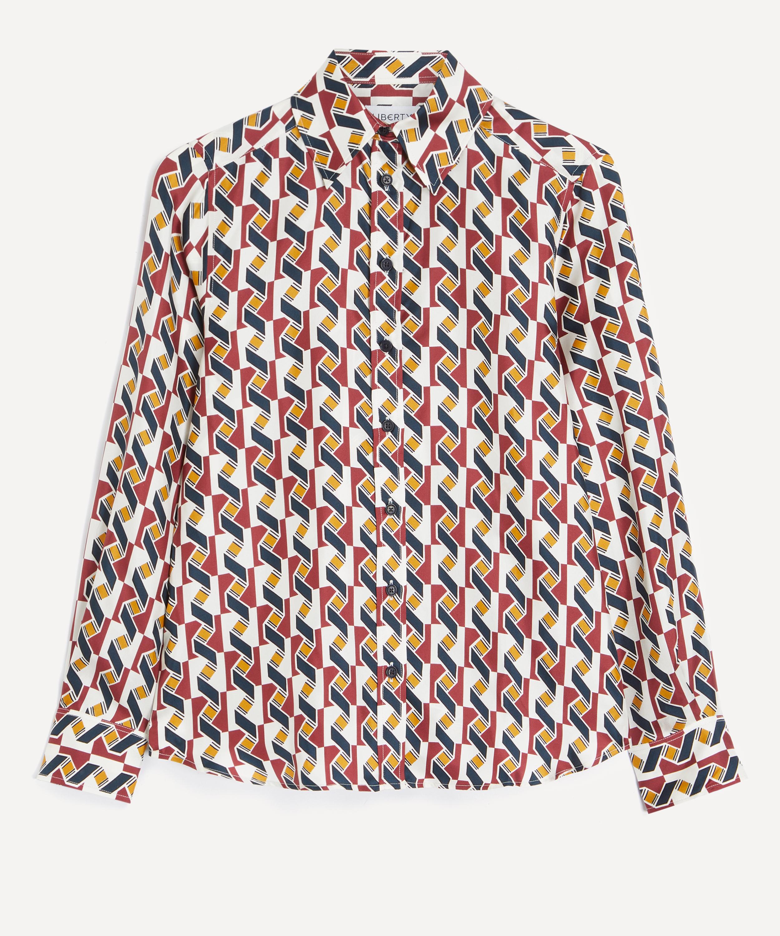 Liberty - Levens Terrace Relaxed Silk Shirt image number 0