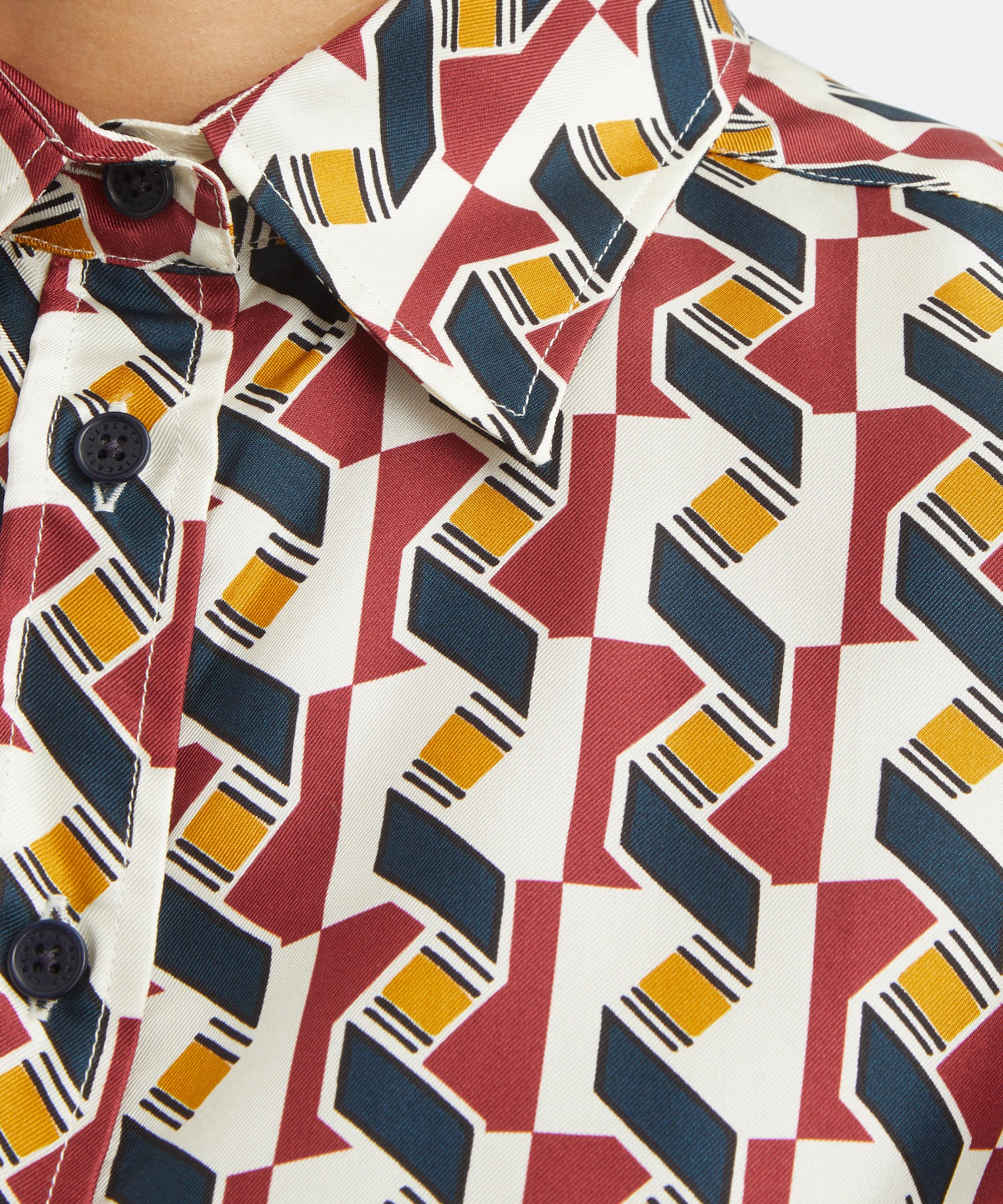 Liberty - Levens Terrace Relaxed Silk Shirt image number 4