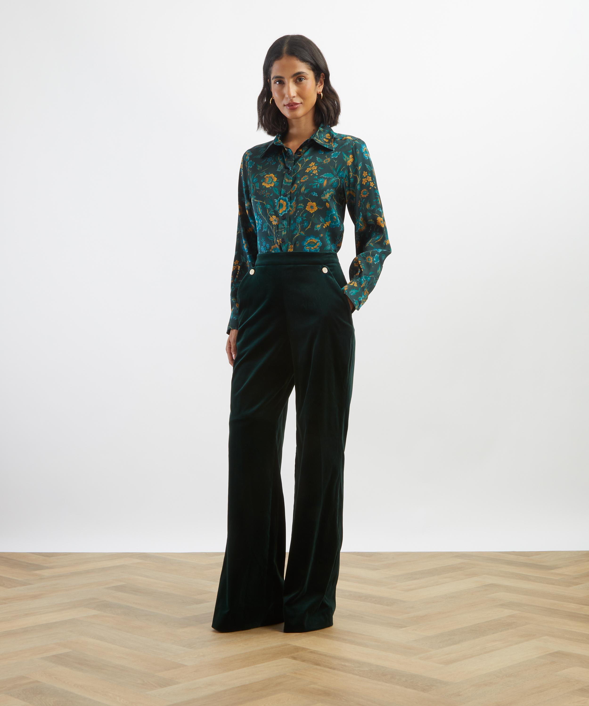 Liberty - Lena Belle Relaxed Silk Shirt&nbsp; image number 1