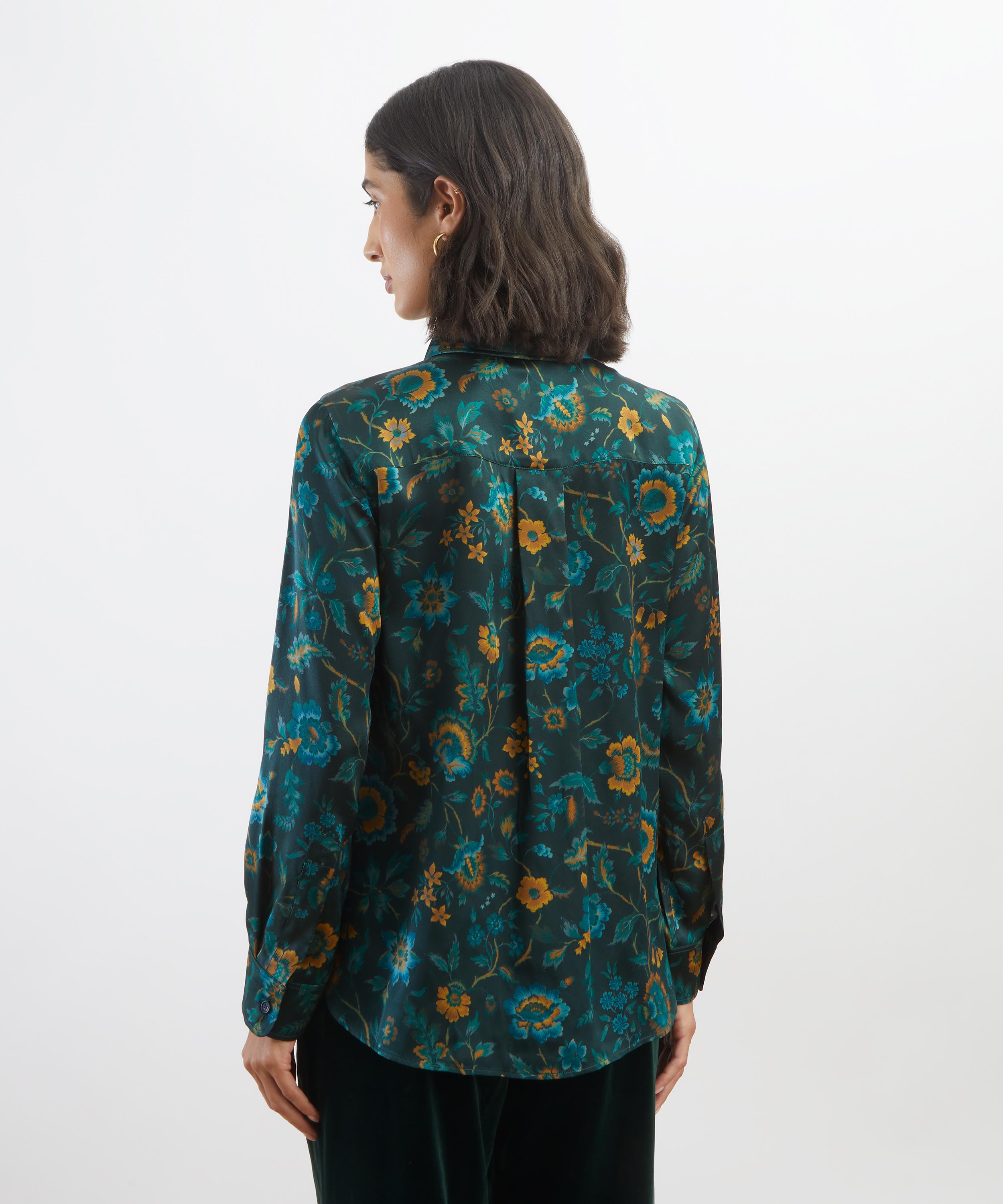 Liberty - Lena Belle Relaxed Silk Shirt&nbsp; image number 3