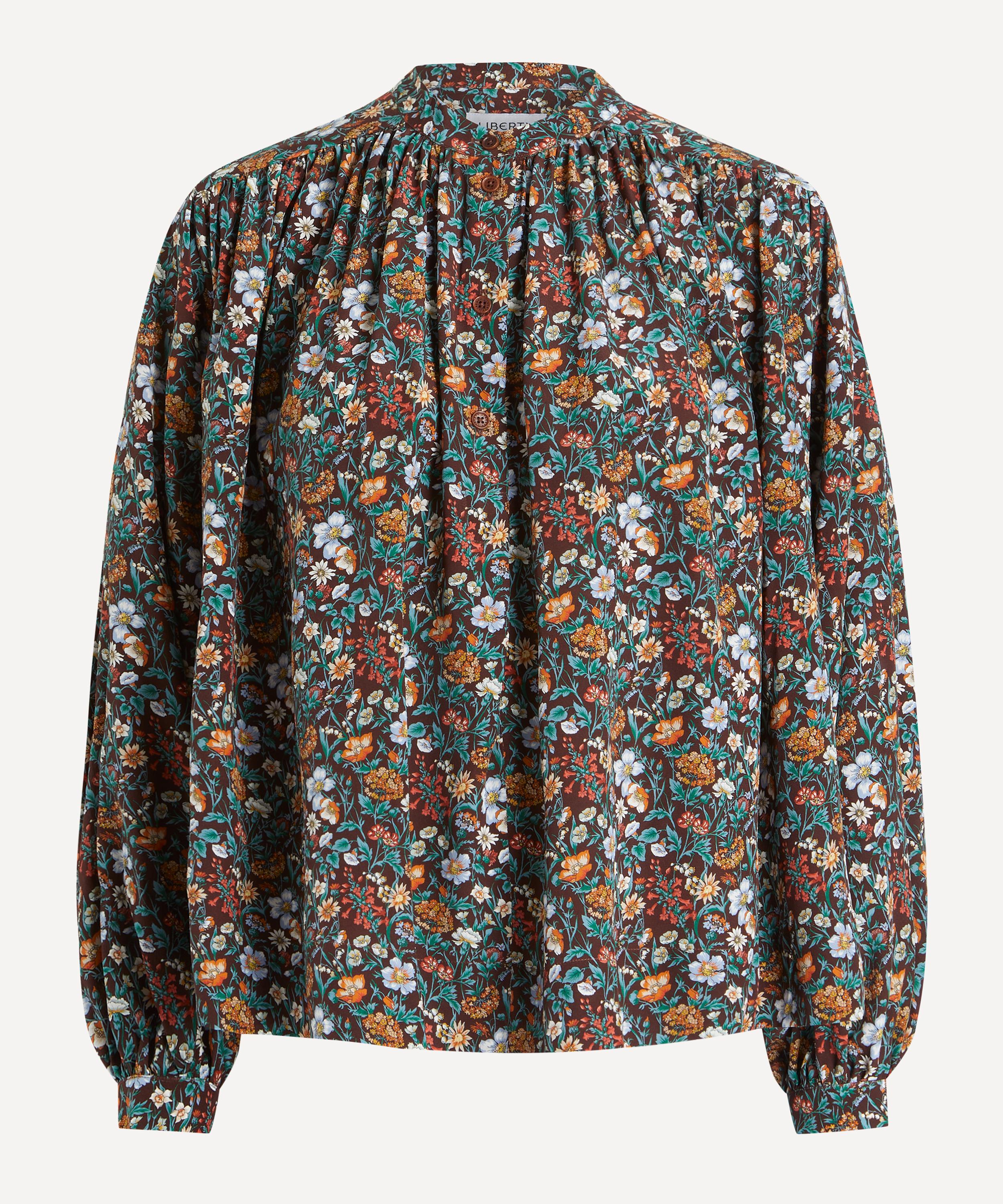 Liberty - Rachel Meadow Silk Boho Shirt&nbsp; image number 0