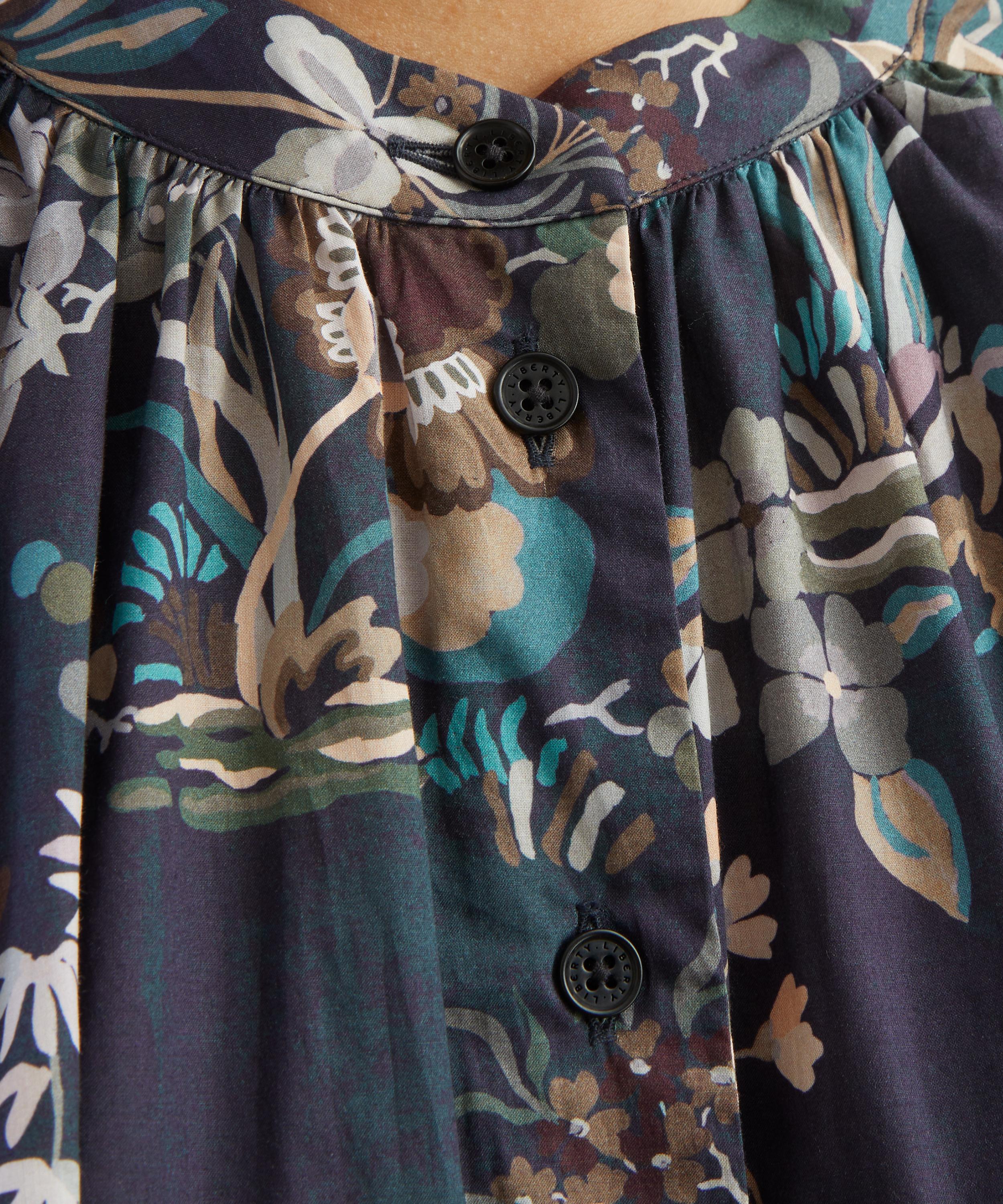 Liberty - Kanazawa Flowers Silk Boho Shirt&nbsp; image number 4