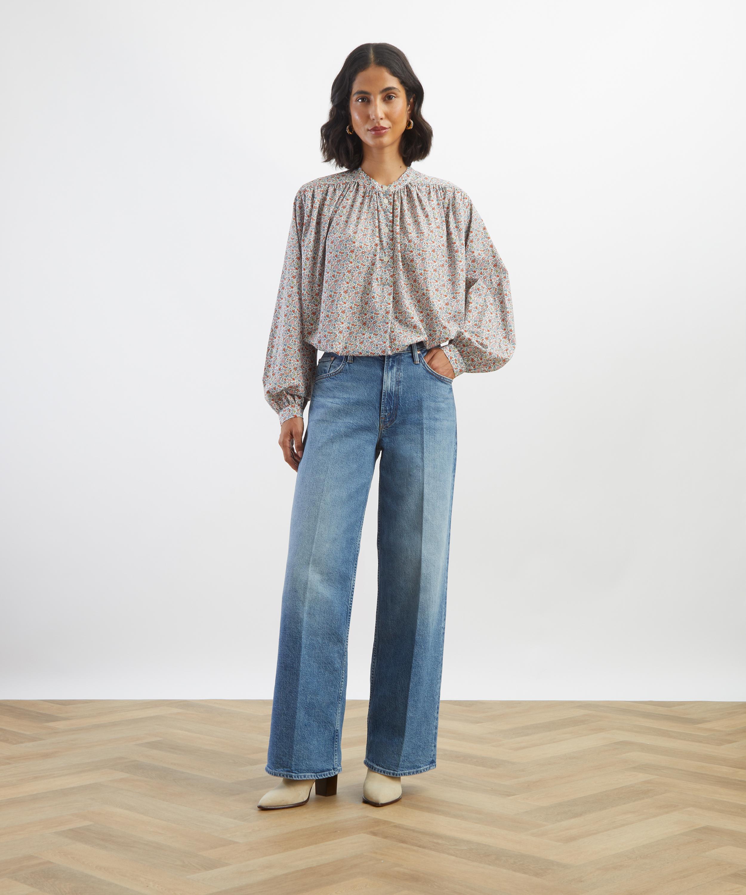 Liberty - Chamomile Lawn Boho Shirt&nbsp; image number 1