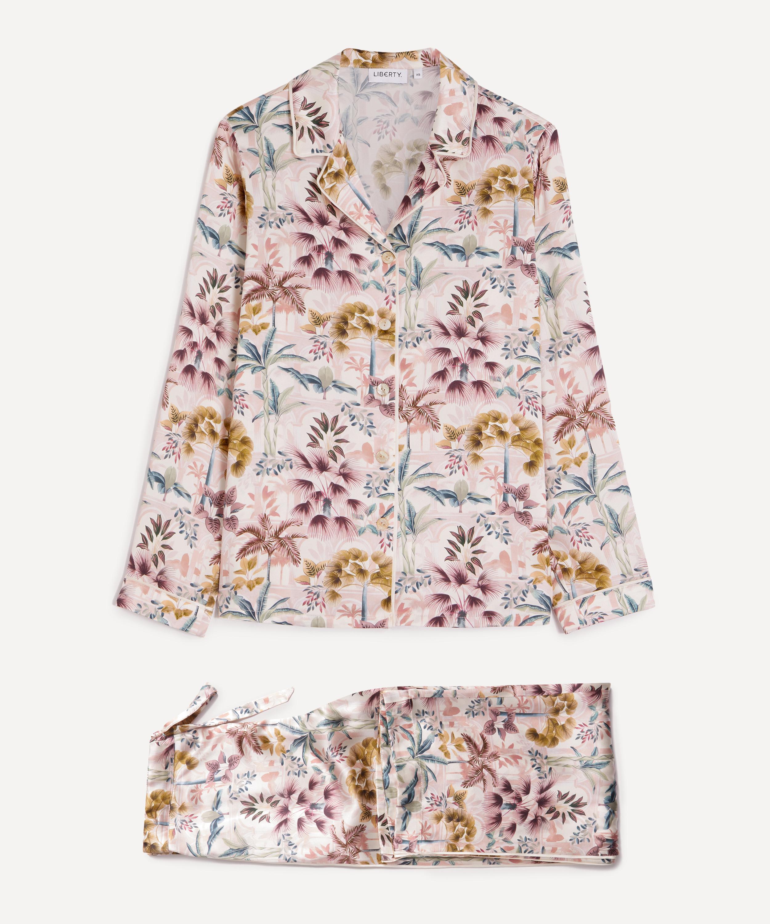 Liberty - Tropical Babylon Silk-Satin Pyjama Set