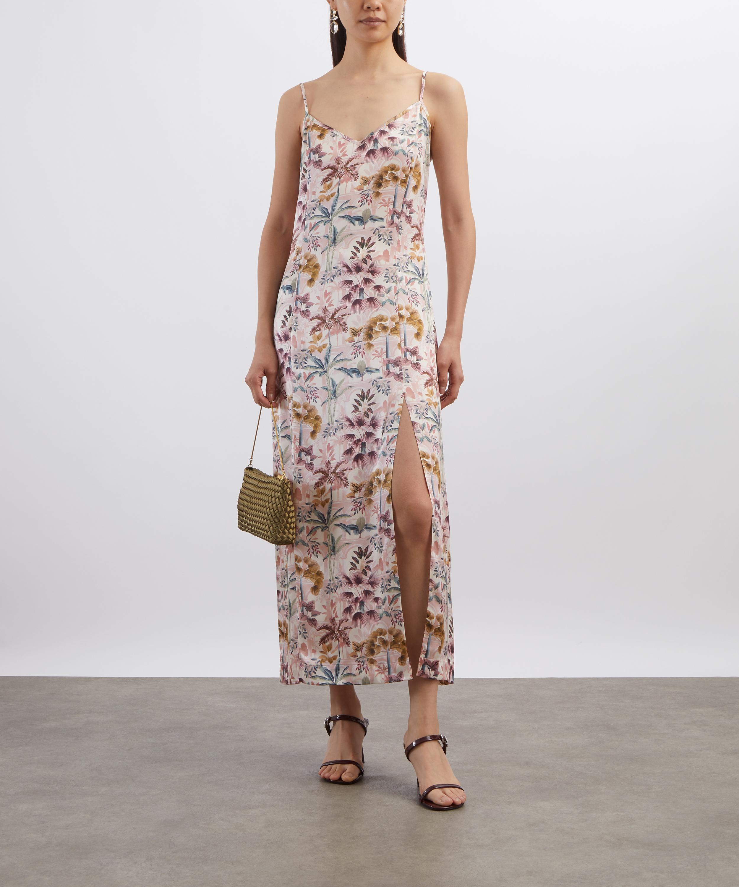 Liberty - Tropical Babylon Silk-Satin Chemise image number 1