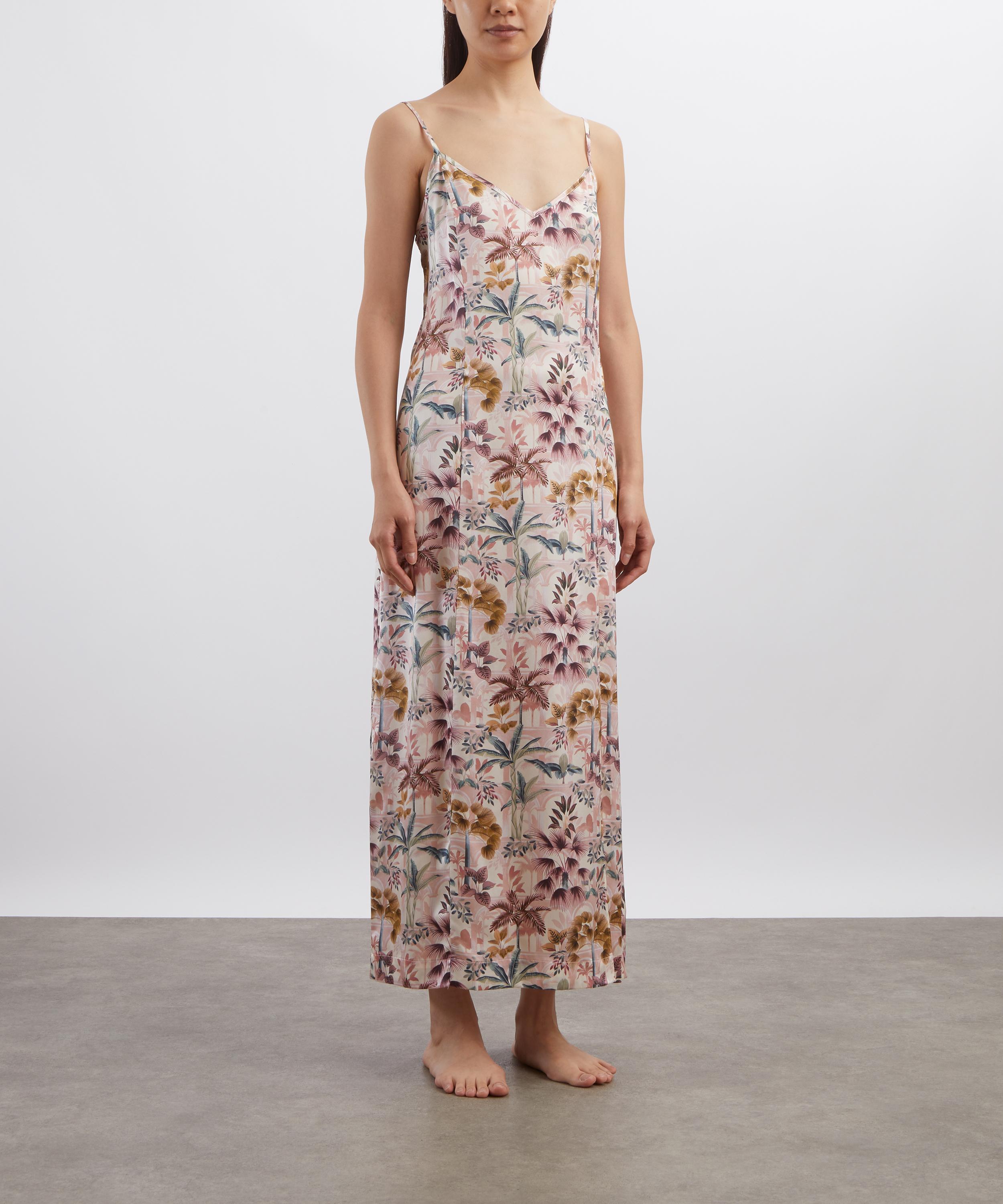 Liberty - Tropical Babylon Silk-Satin Chemise image number 2